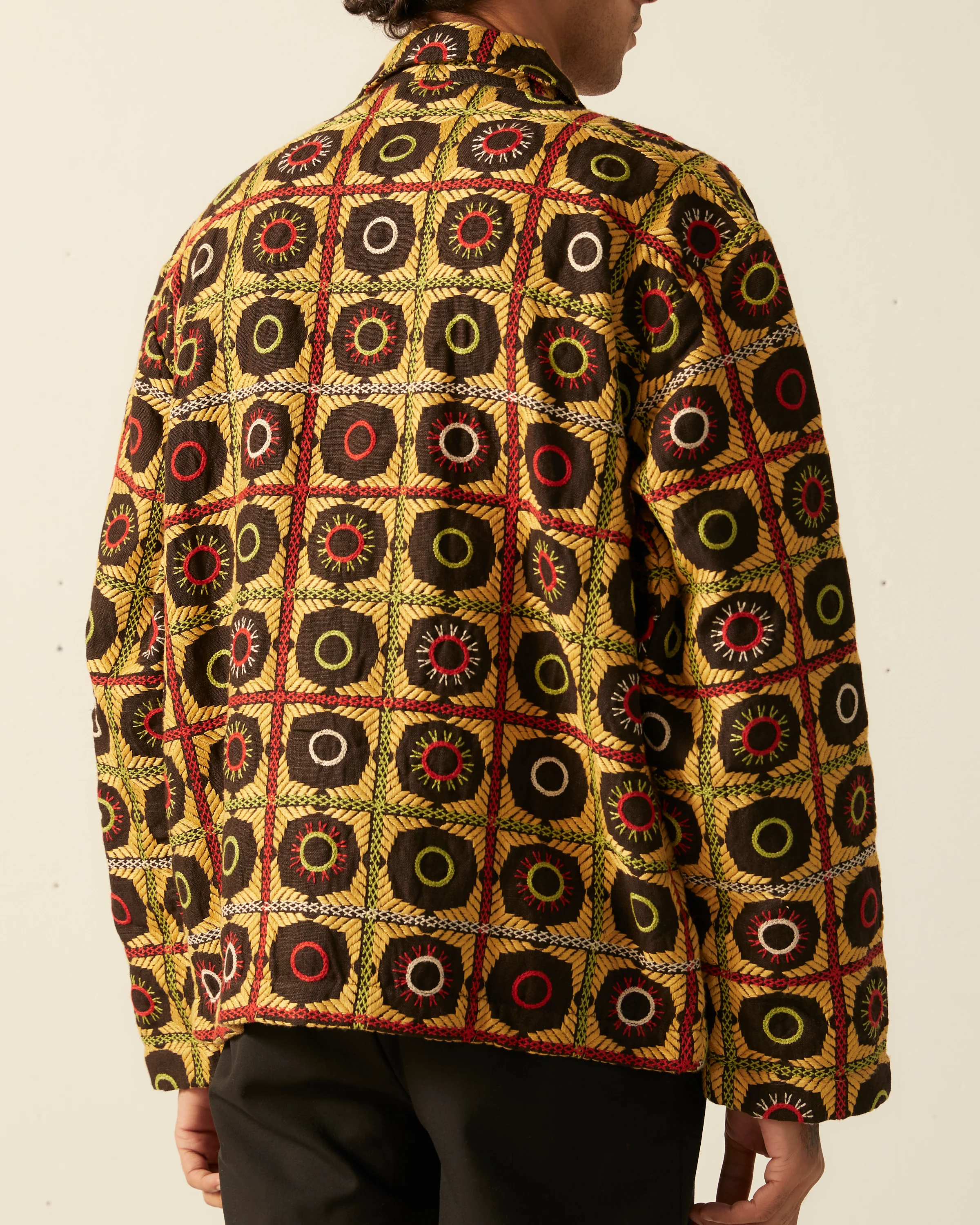 Circle Embroidered Jacket - Image 4