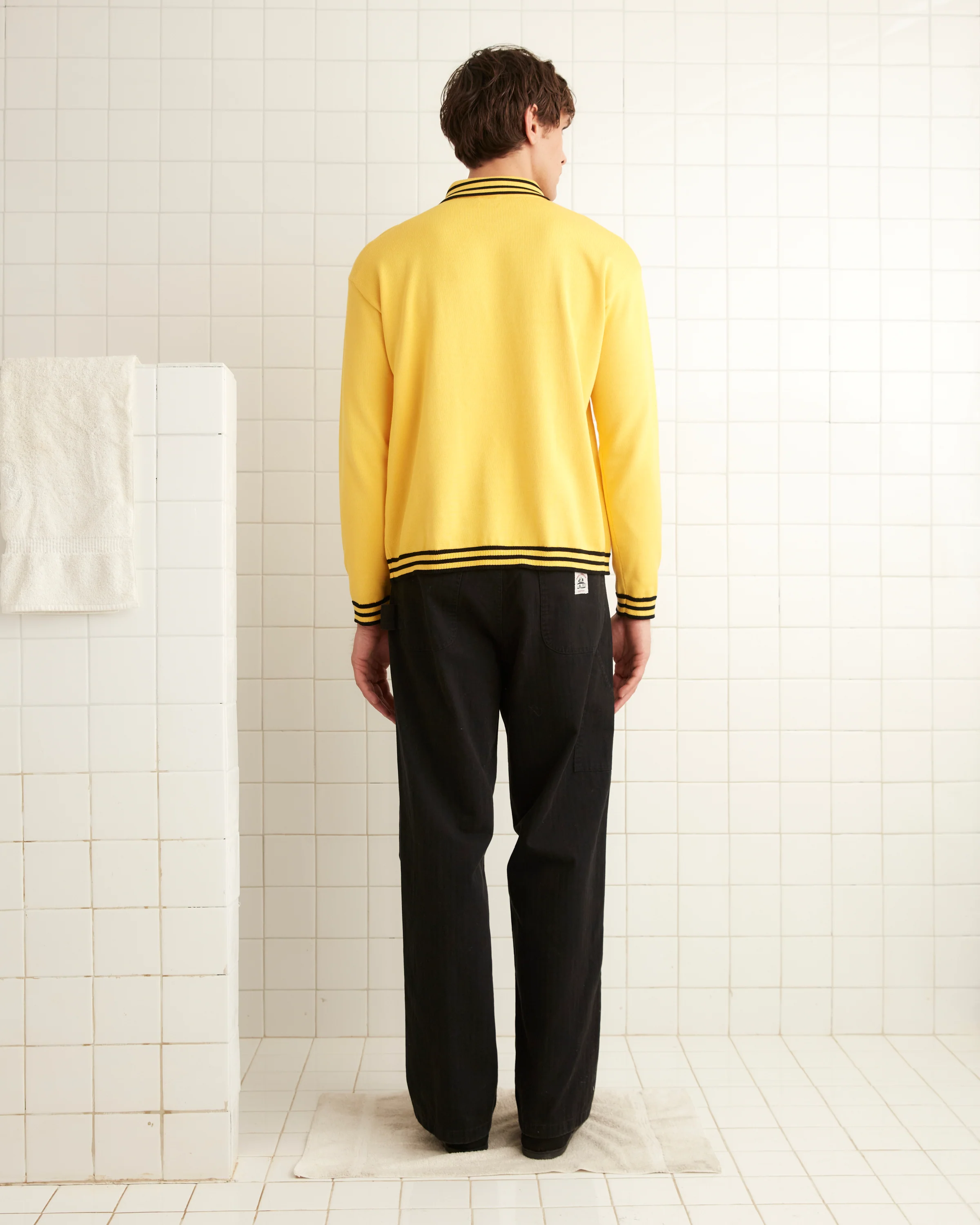 Club Long-Sleeved Polo - Yellow - Image 3