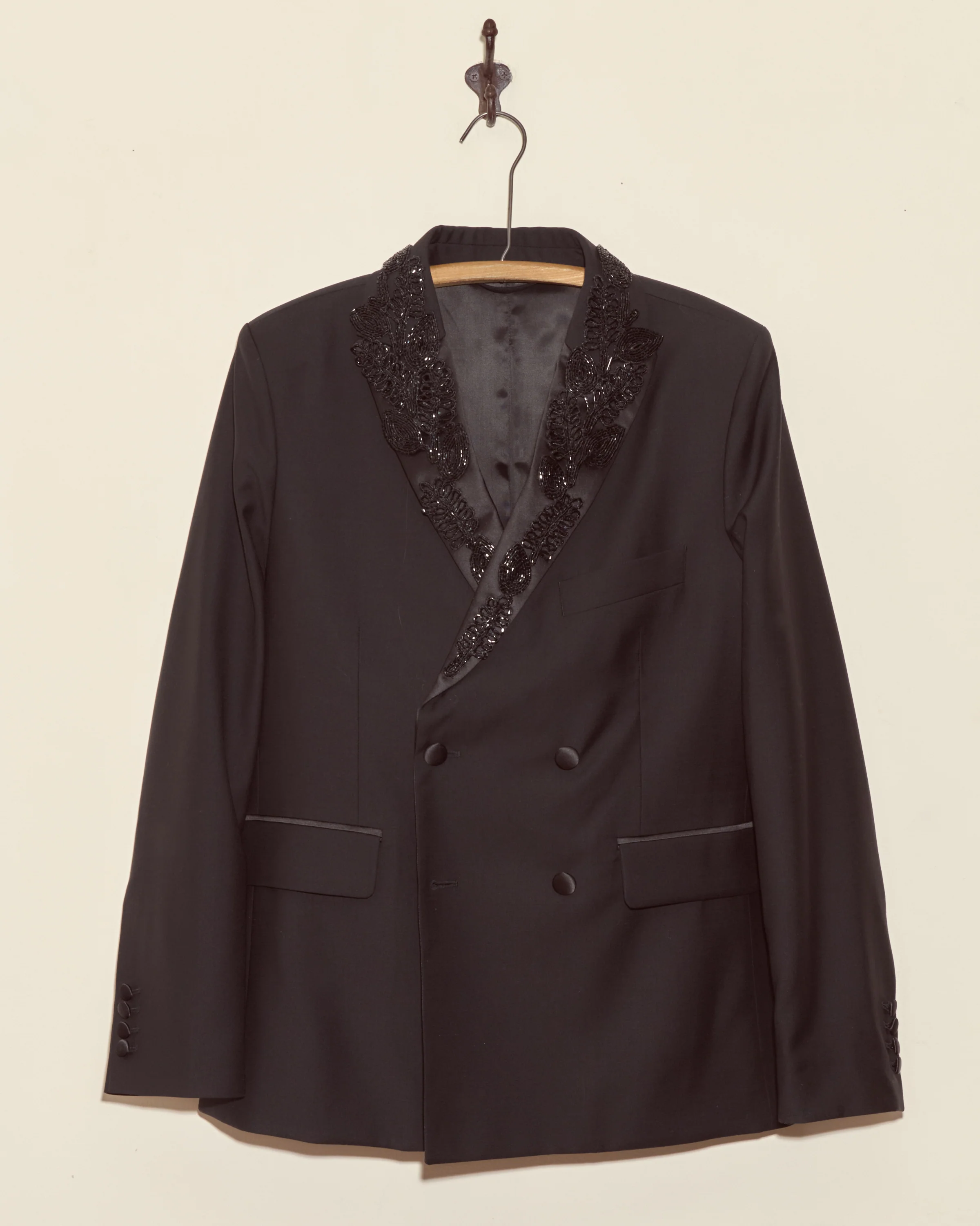 Beaded Connaught Tuxedo Jacket