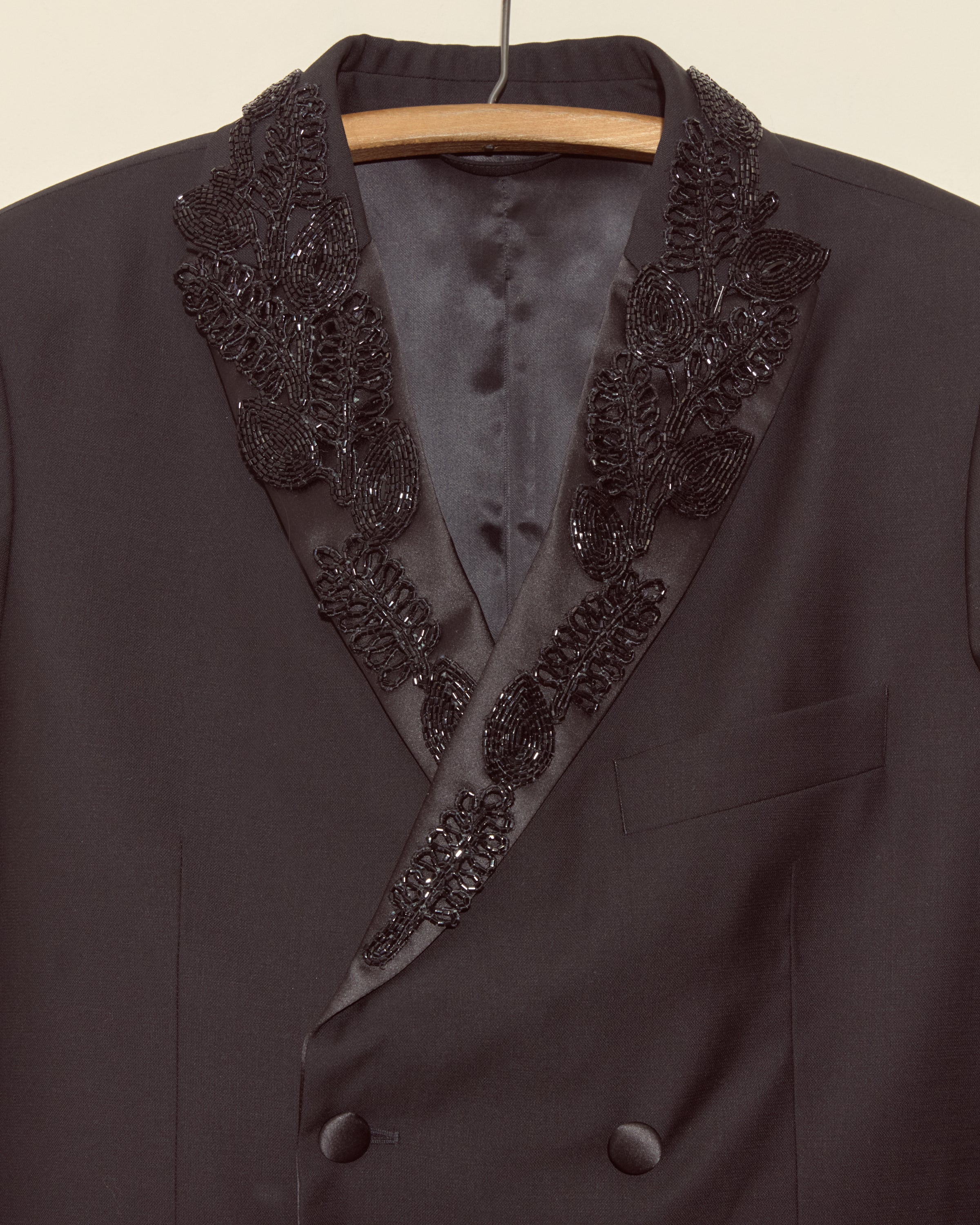 Beaded Connaught Tuxedo Jacket - Image 2
