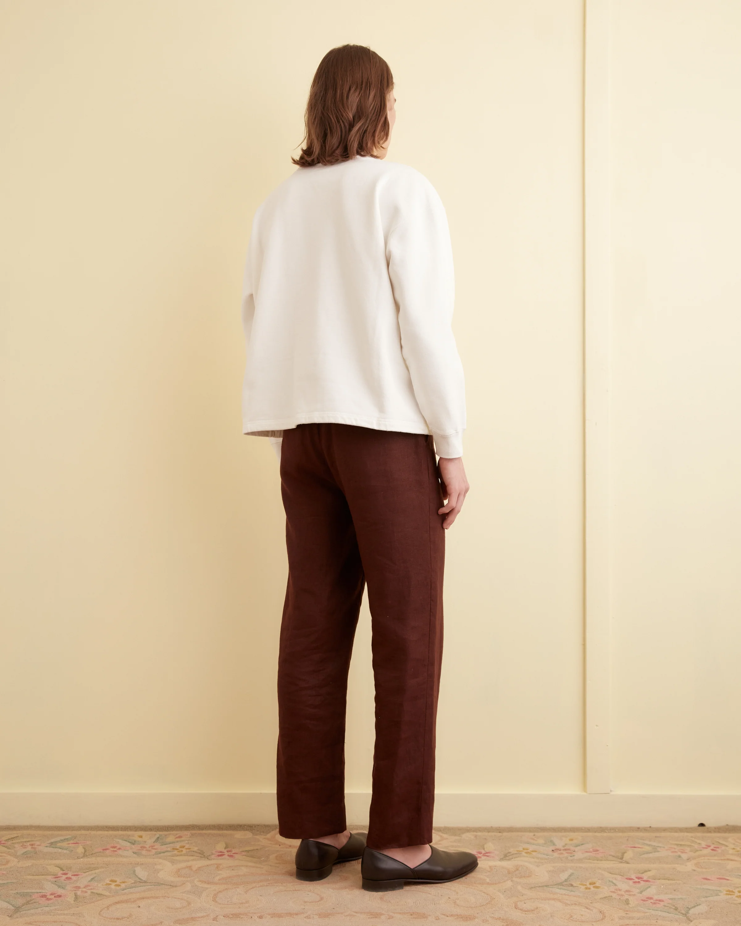 Embroidered Pony Crewneck - Cream - Image 3