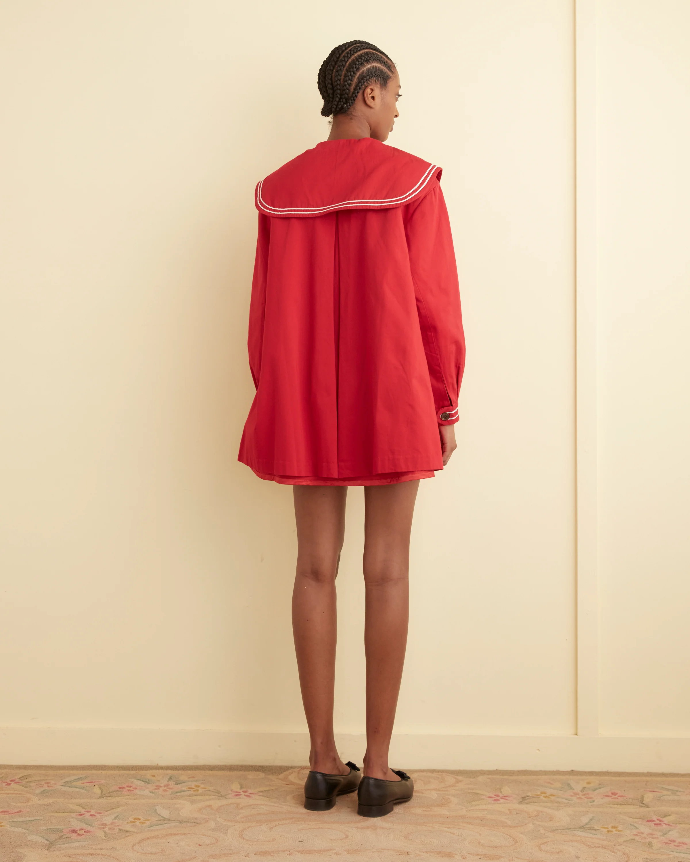 Sailor Coat - Red - Image 3