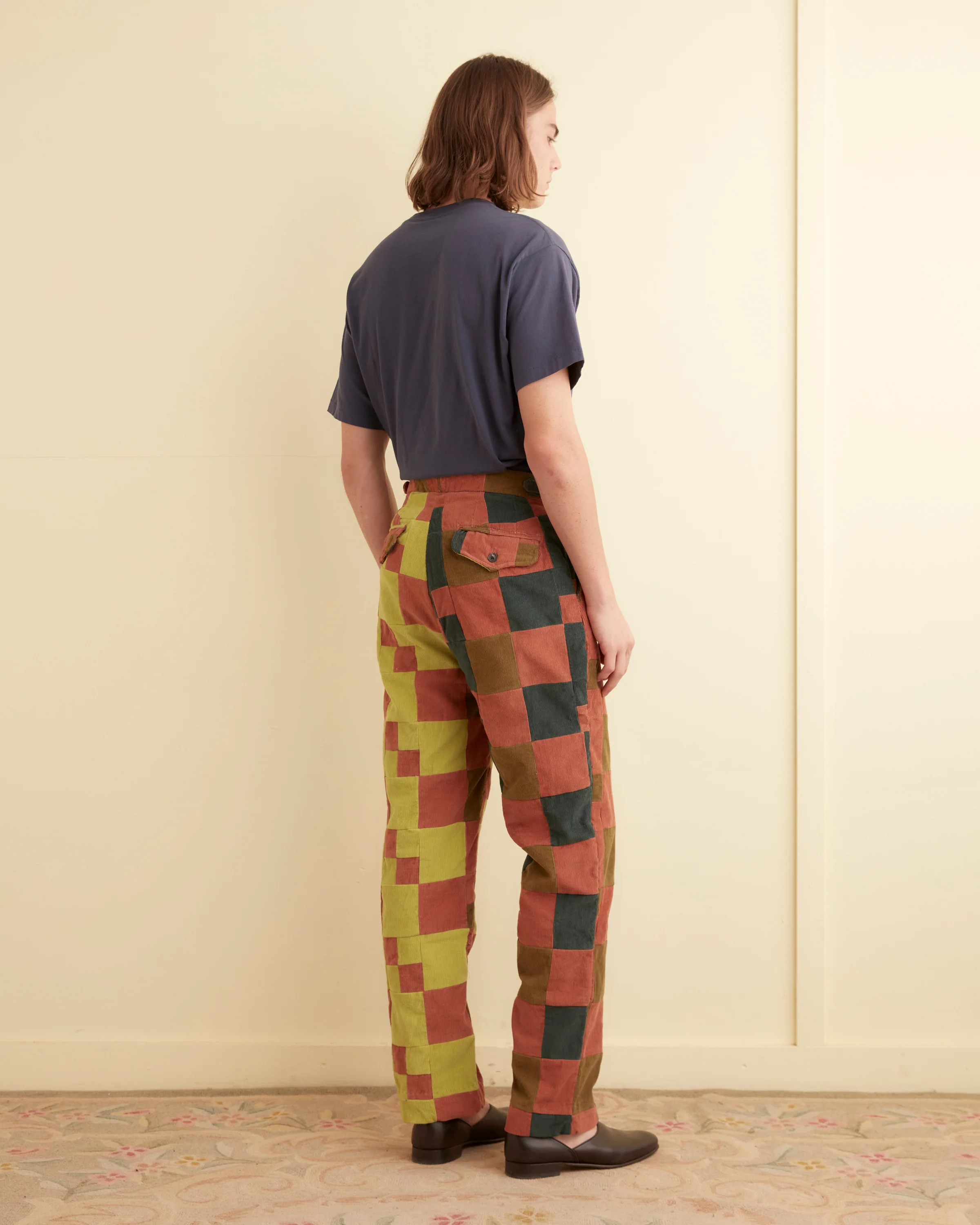 Corduroy Four Patch Trousers - Image 3