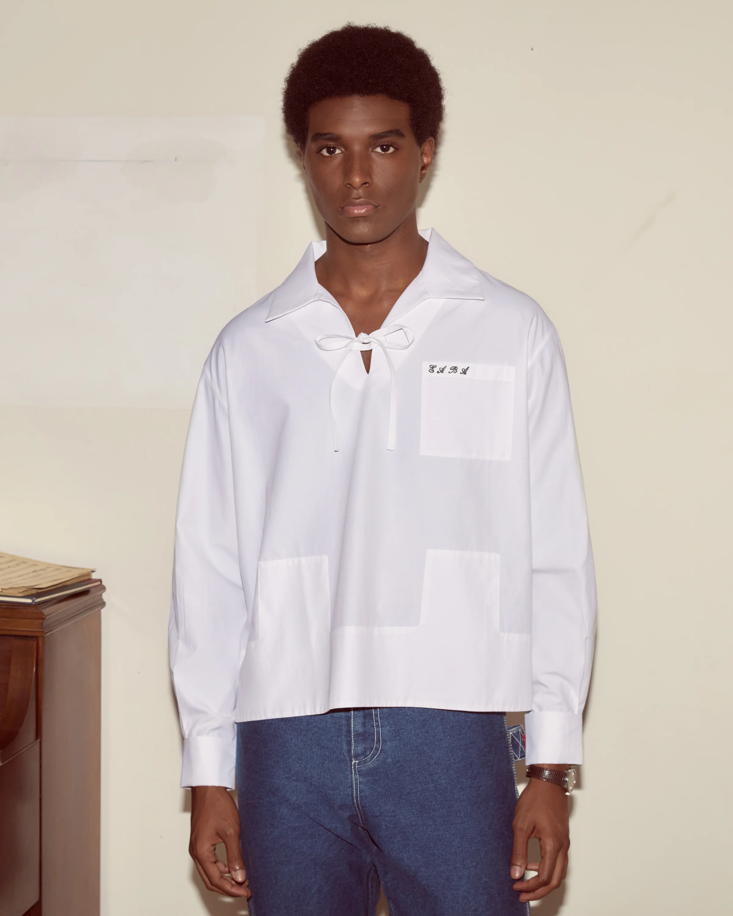 Cotton Maze Long Sleeve Shirt - Image 2