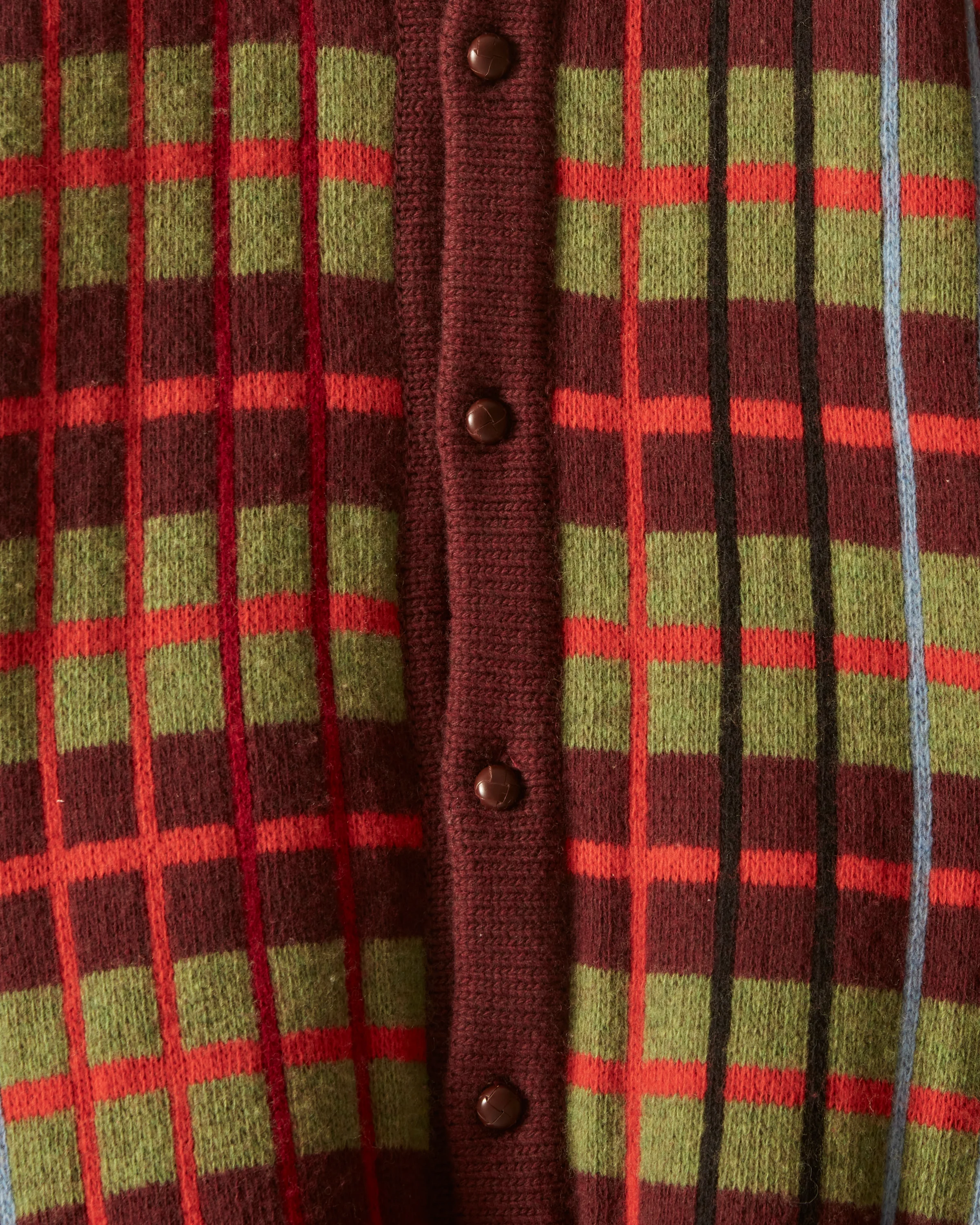 County Plaid Cardigan - Image 3