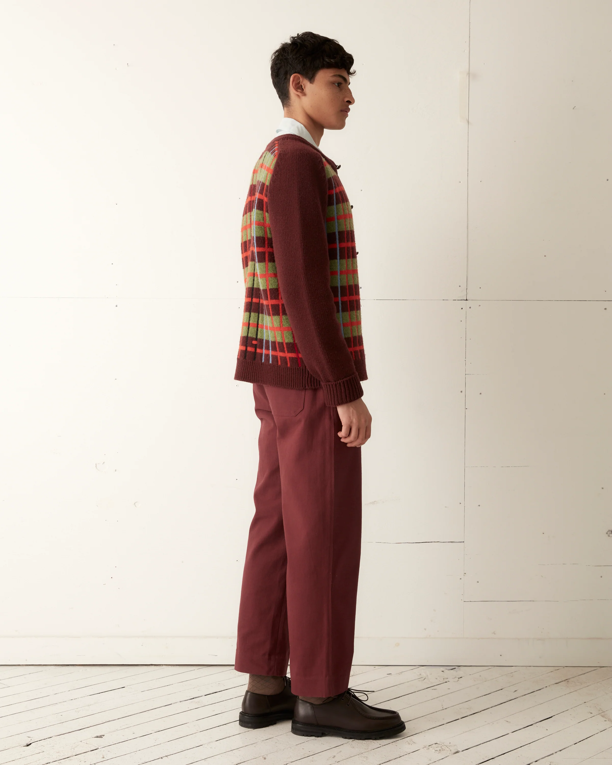 County Plaid Cardigan - Image 4