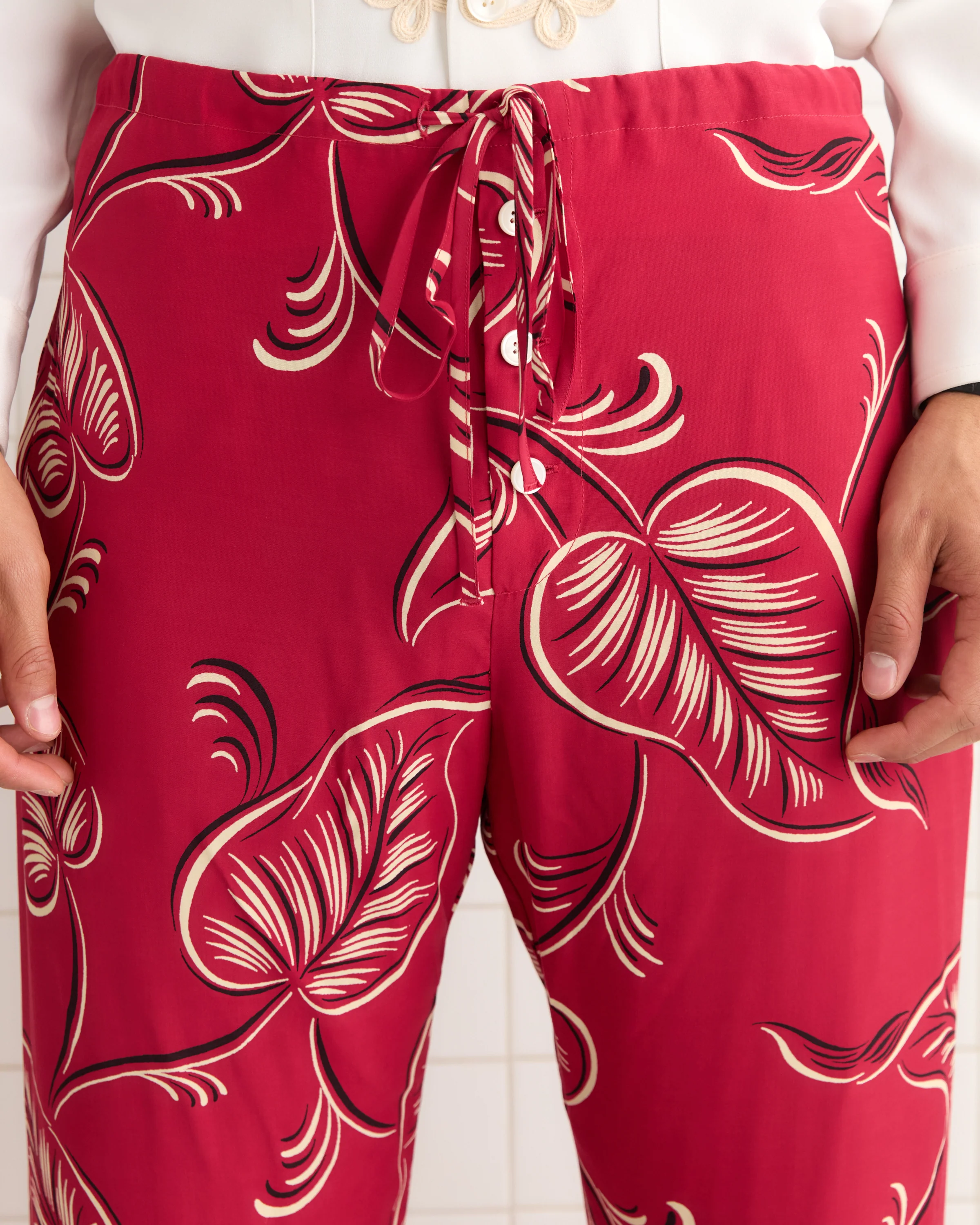 Creeping Begonia Pajama Pants - Image 2