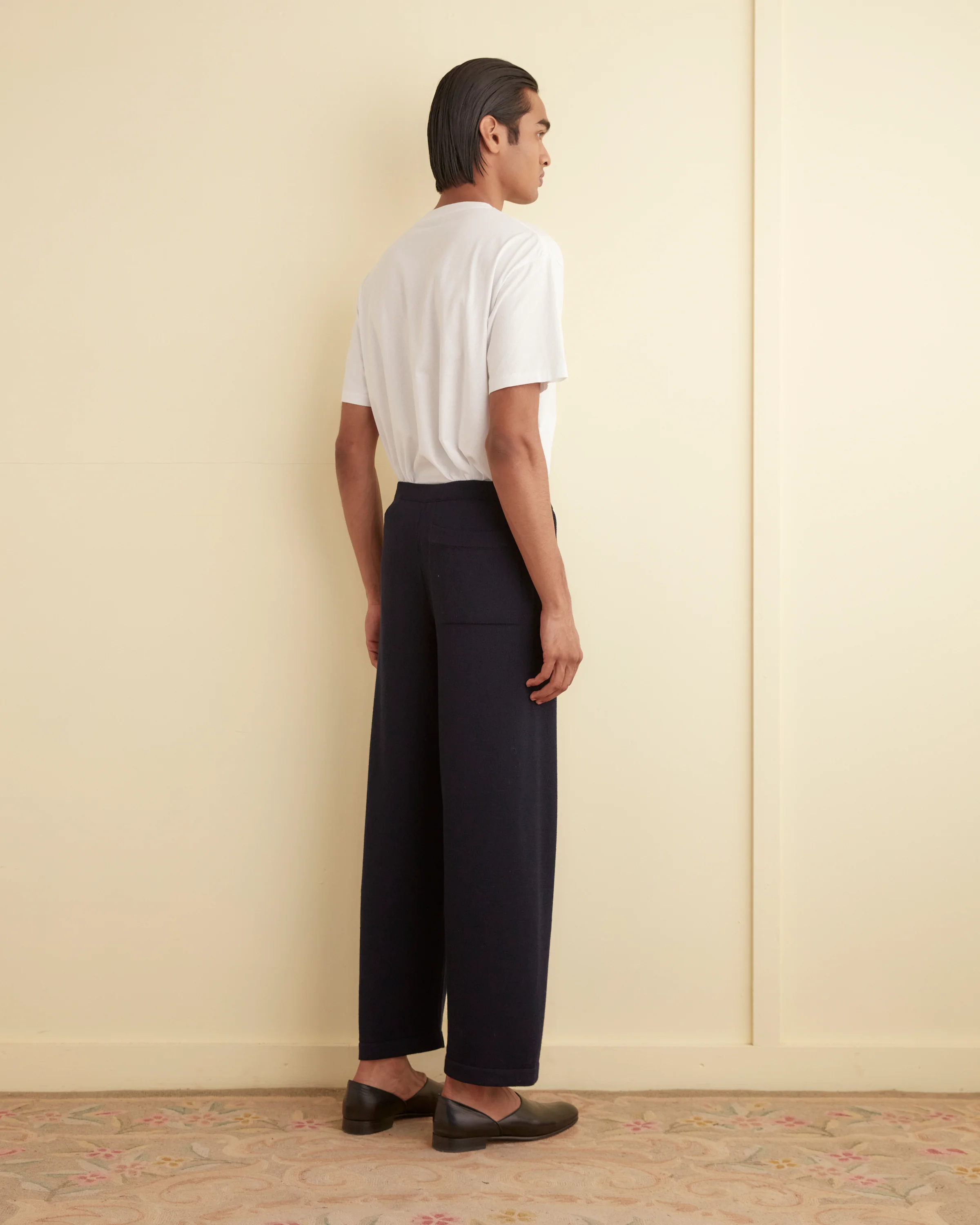 Crepe Joggers - Blue - Image 3