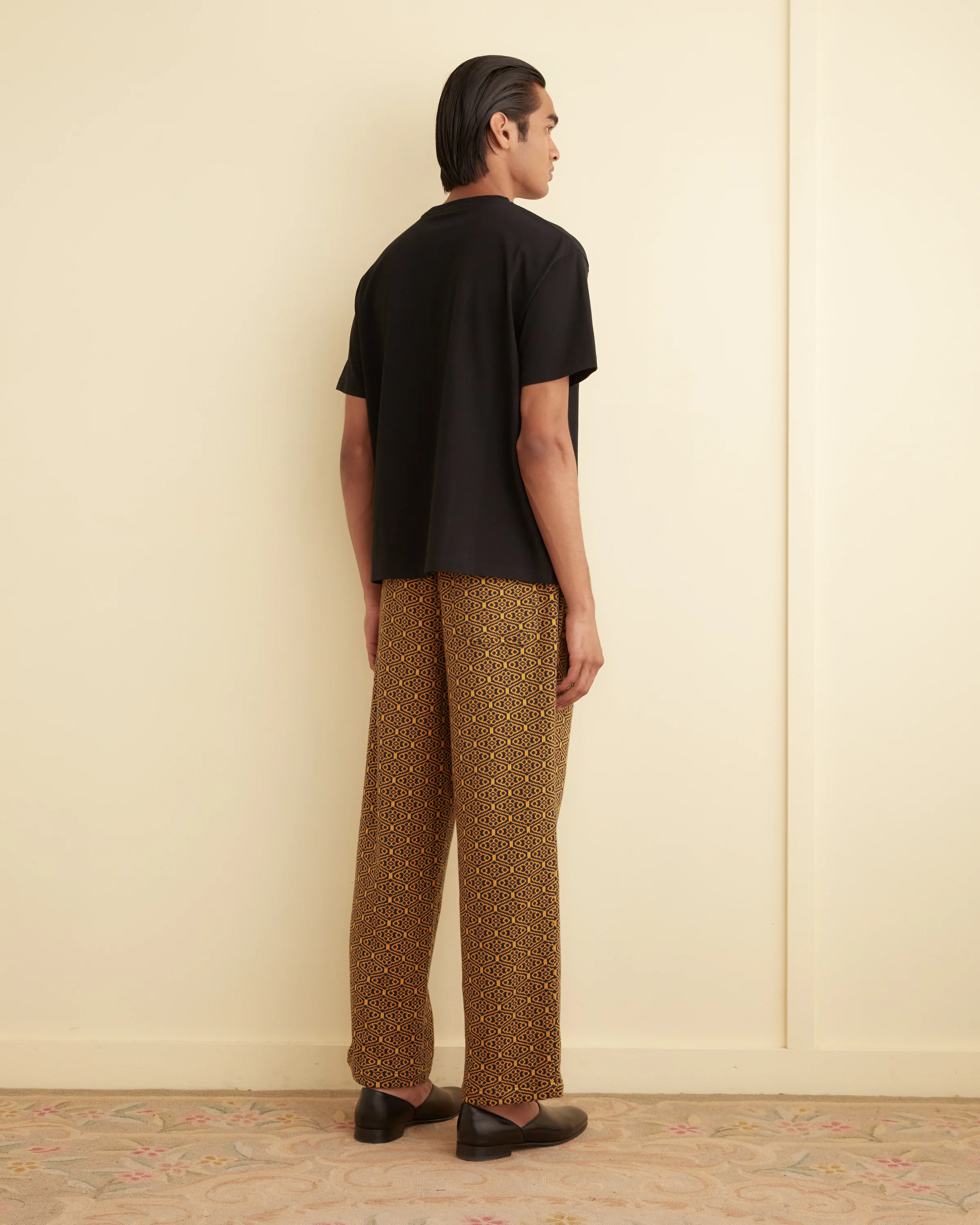 Crescent Jacquard Joggers - Image 3