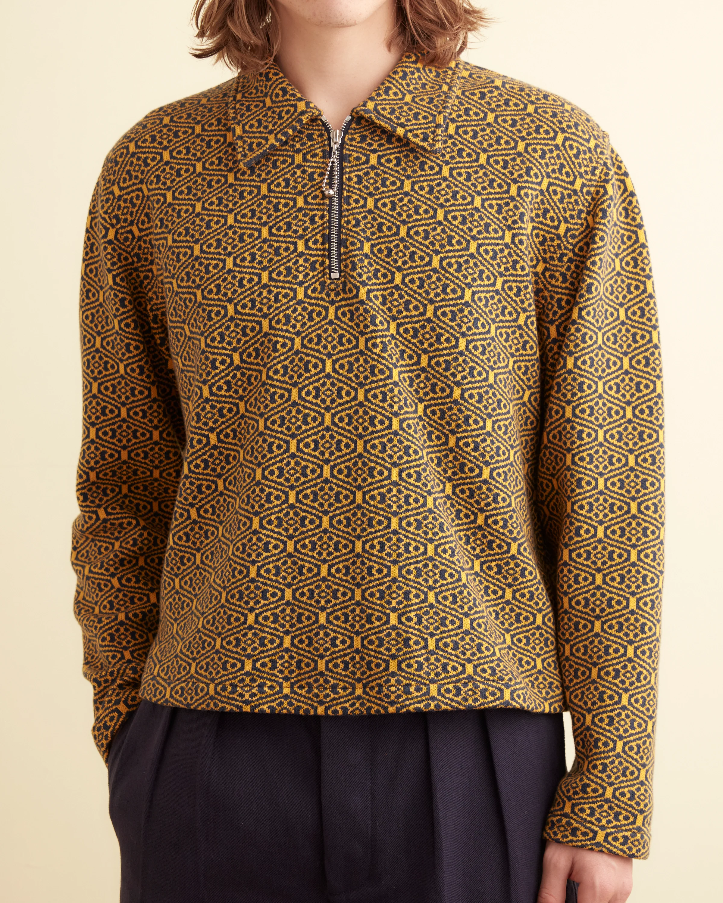 Crescent Jacquard Quarter-Zip - Image 2