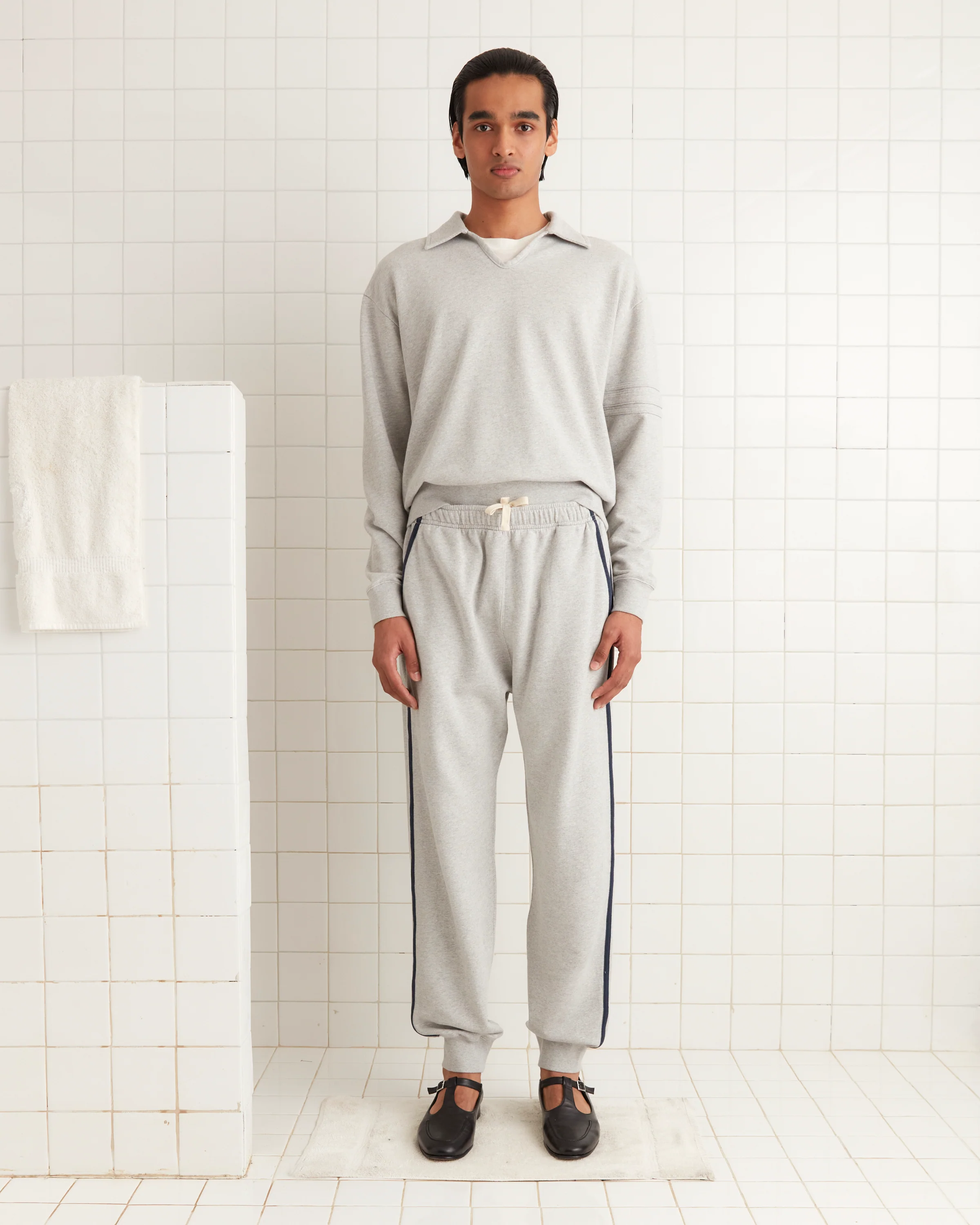 Crew Joggers - Heathered Grey