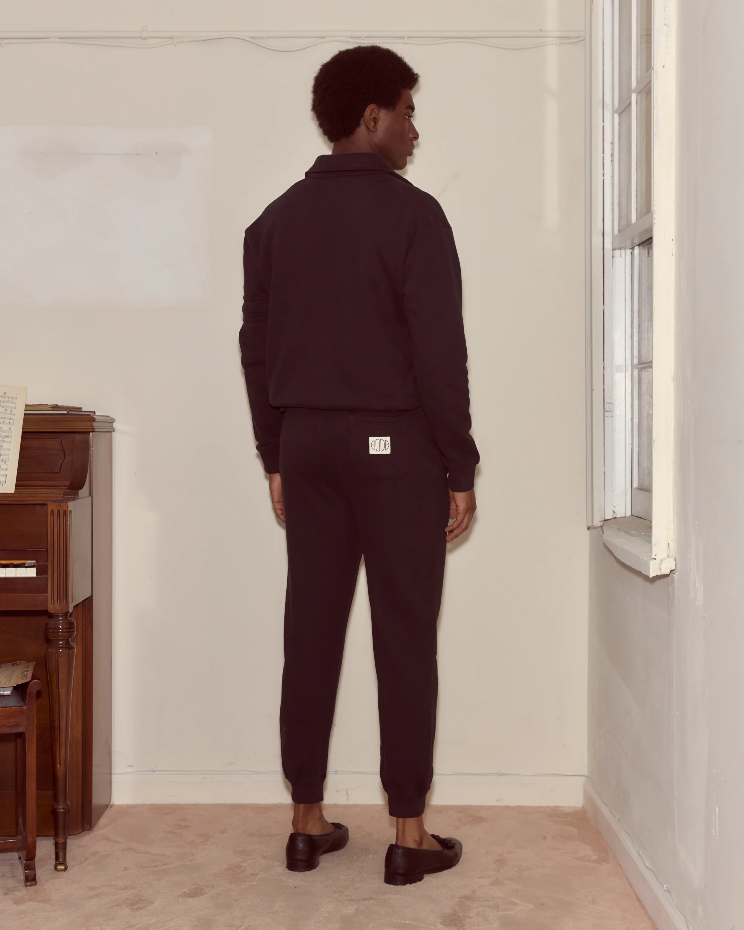 Crew Polo - Black - Image 3