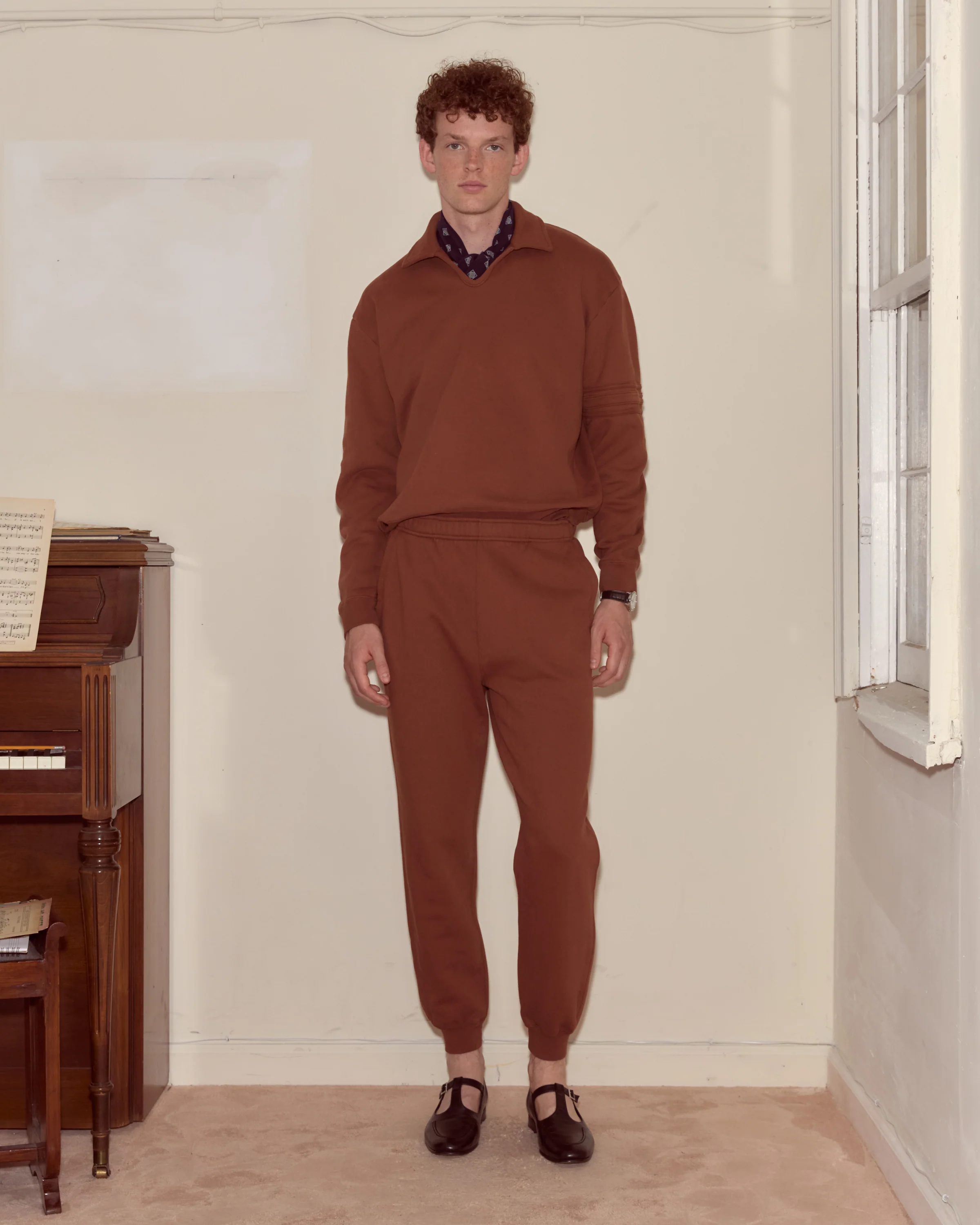 Crew Polo - Brown