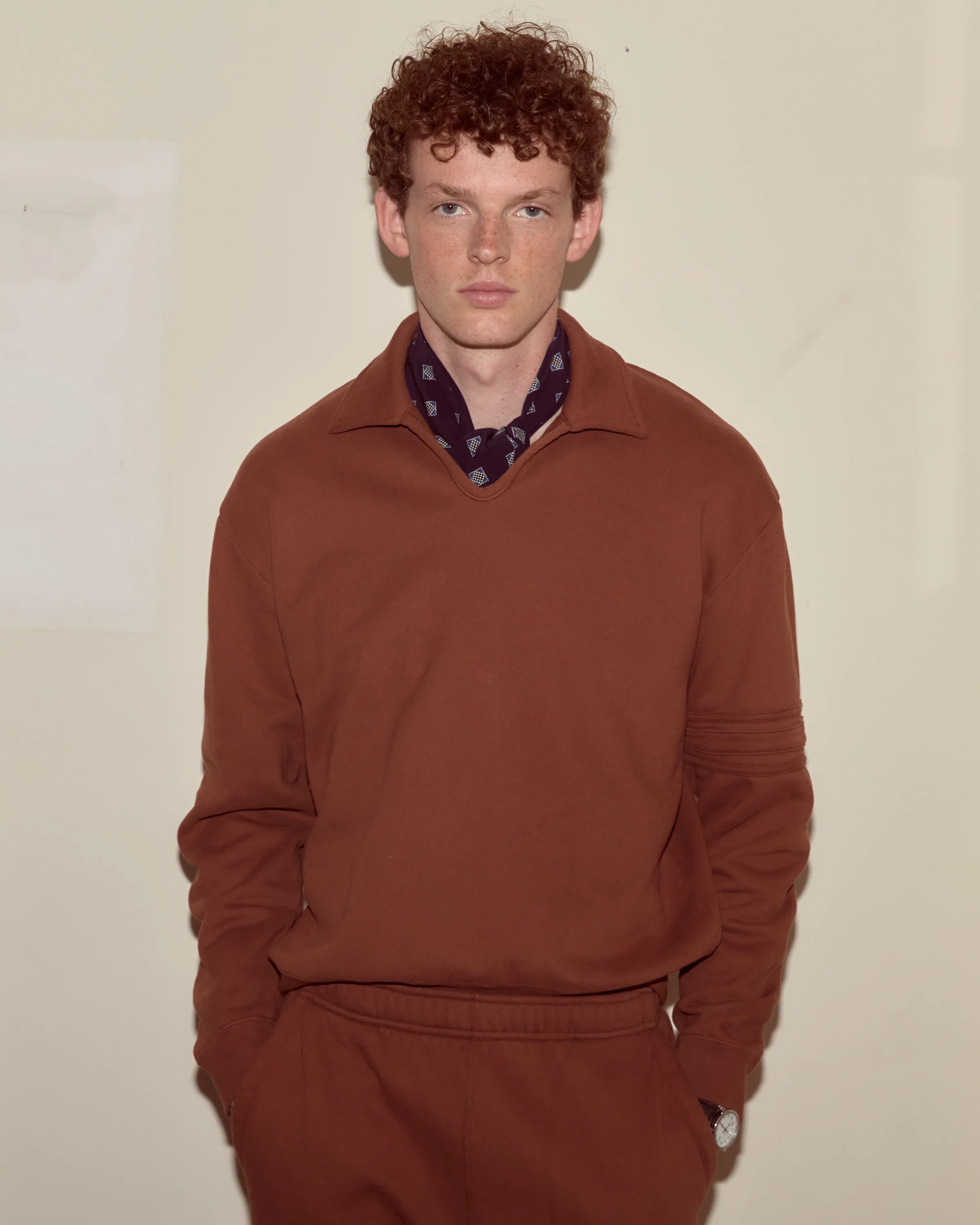 Crew Polo - Brown - Image 2