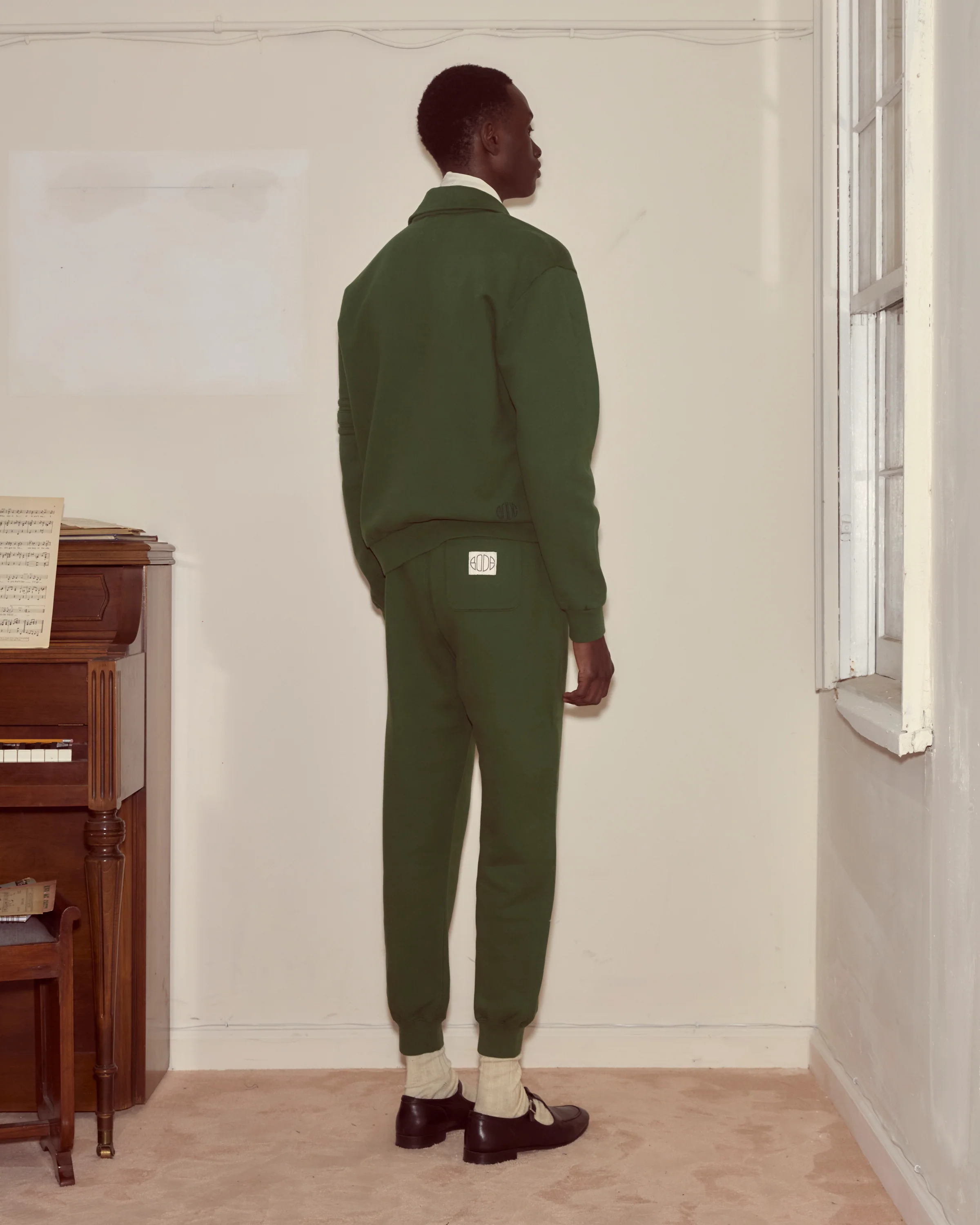 Crew Polo - Dark Green - Image 3
