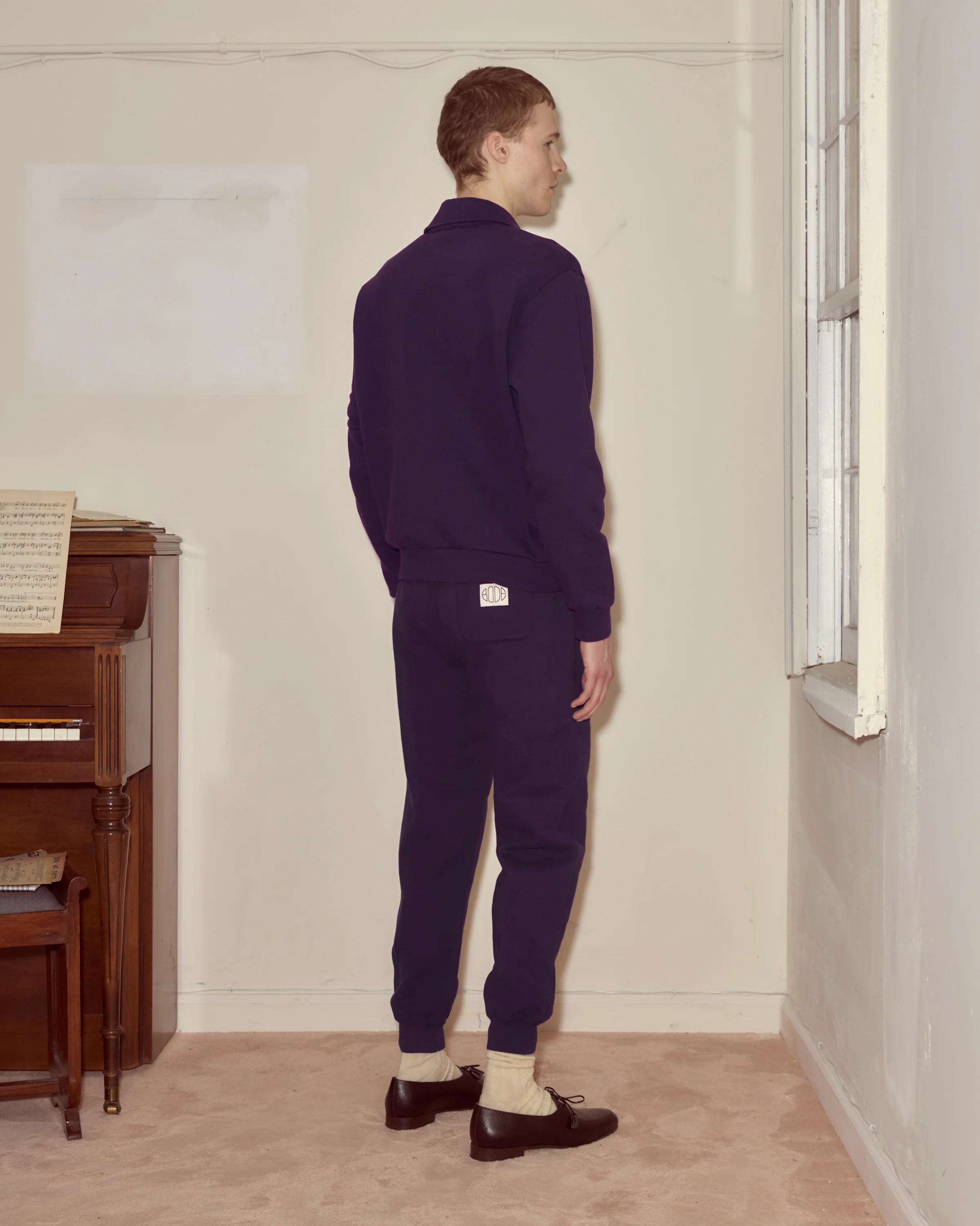 Crew Polo - Dark Purple - Image 3