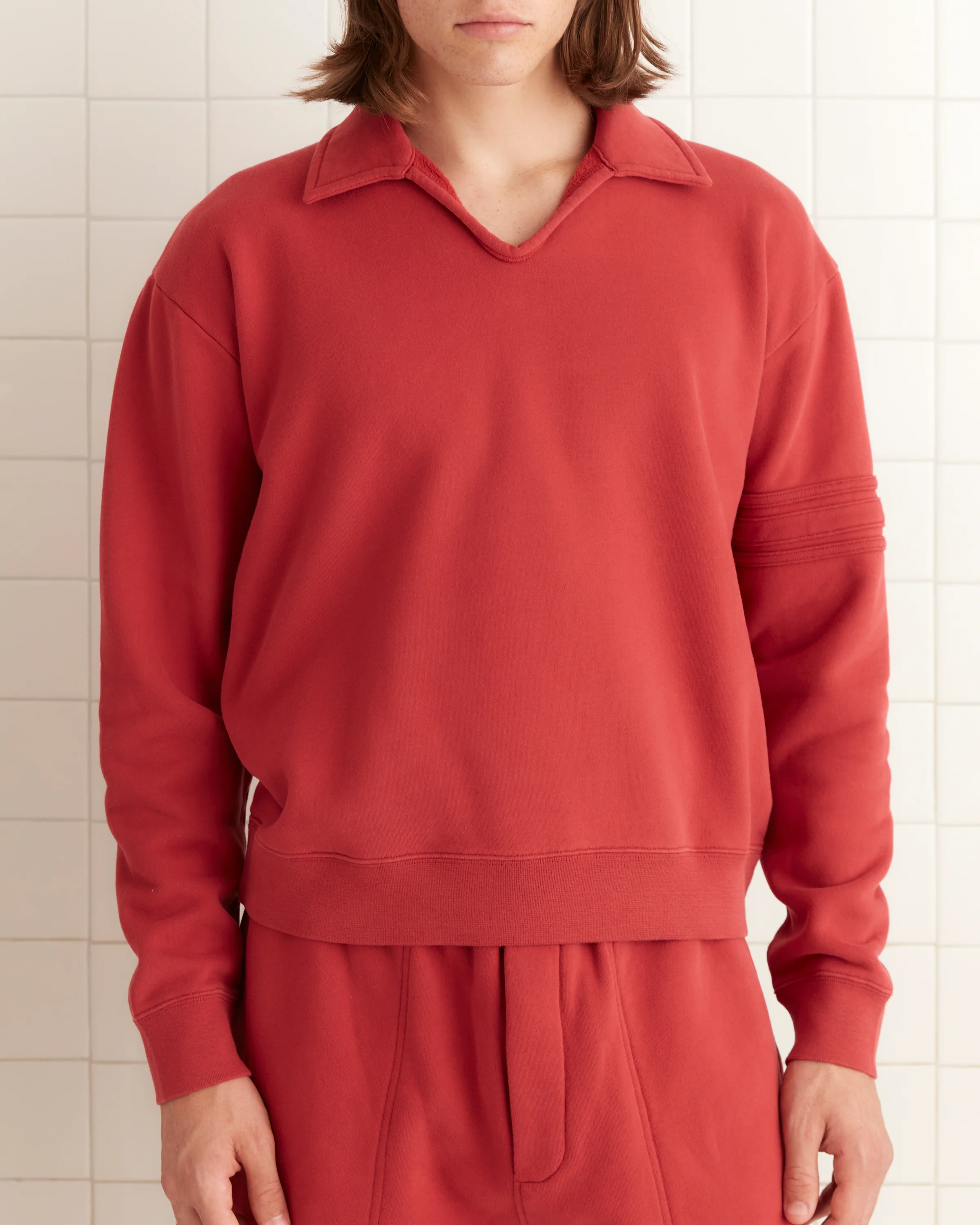 Crew Polo - Red - Image 2