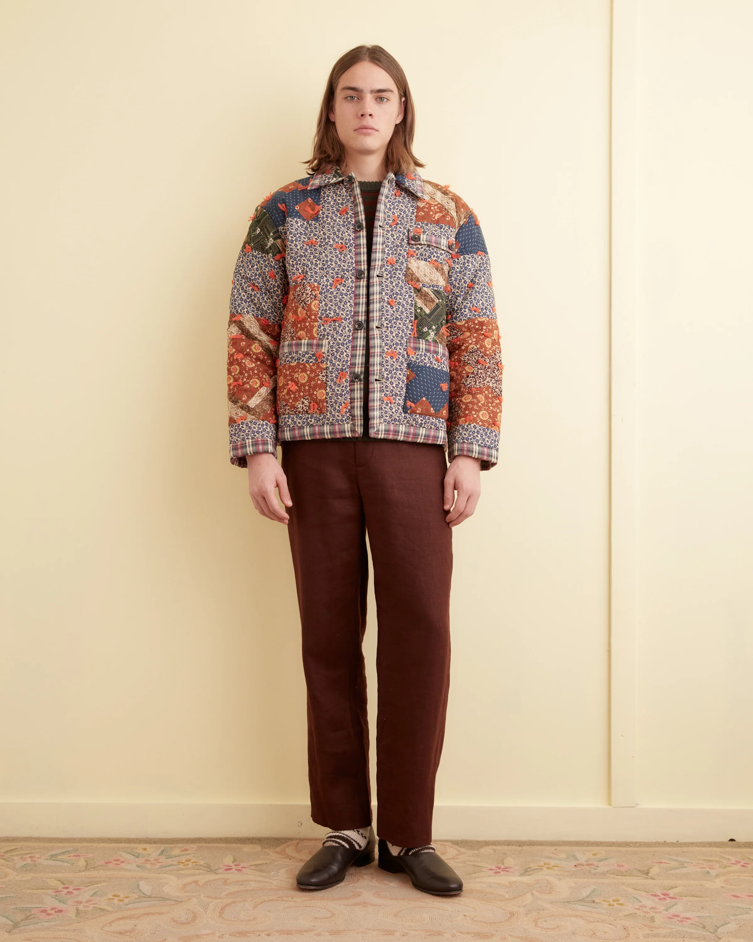 Criss-Cross Quilt Jacket - Image 2