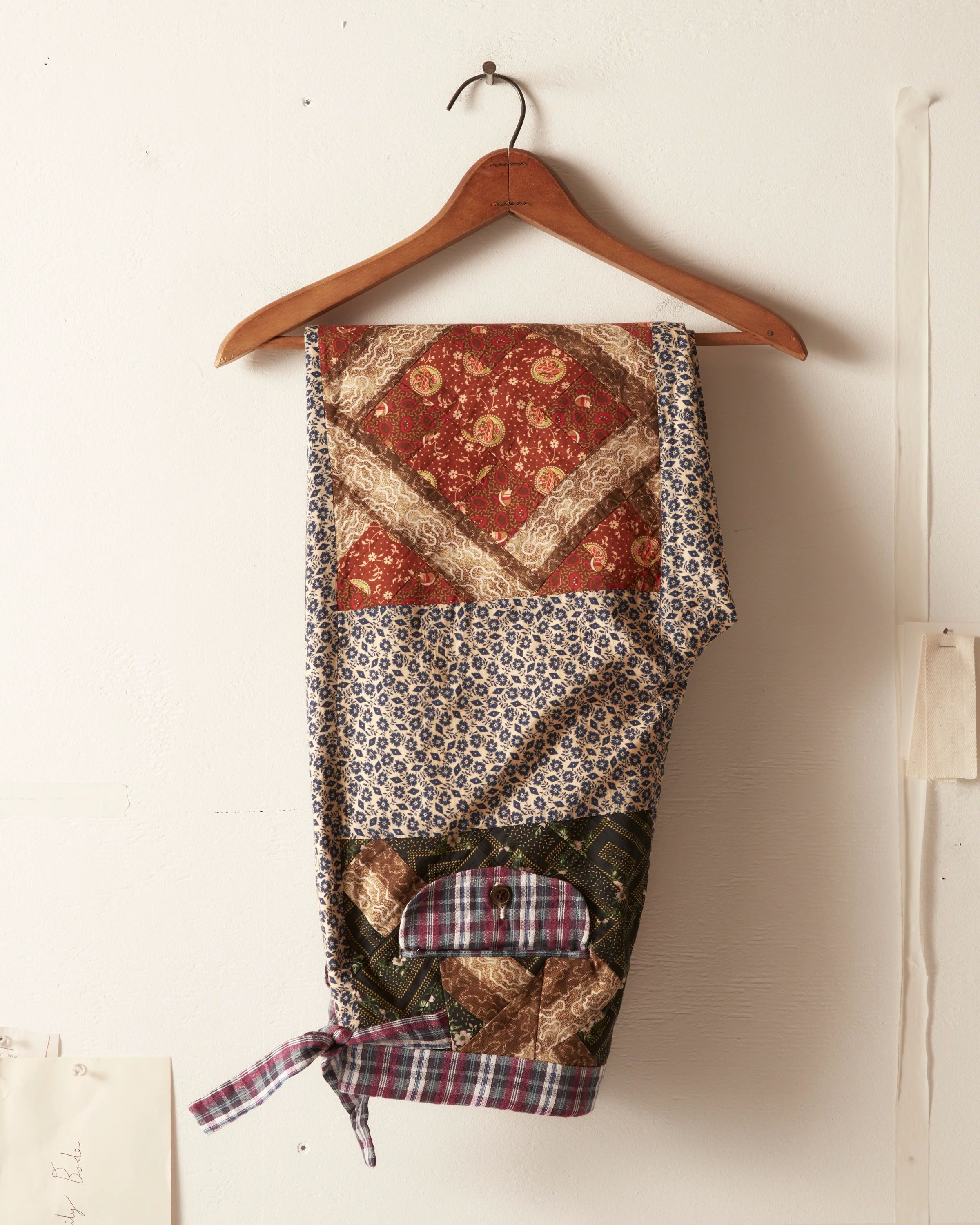 Criss Cross Quilt Trousers - Image 3