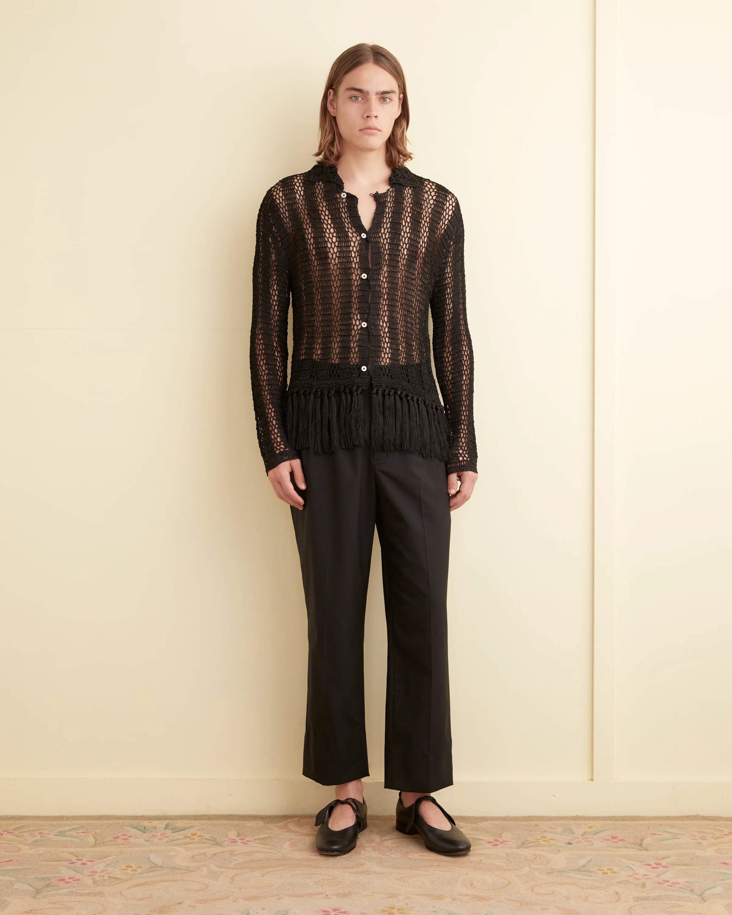 Crochet Fringe Shirt - Image 2