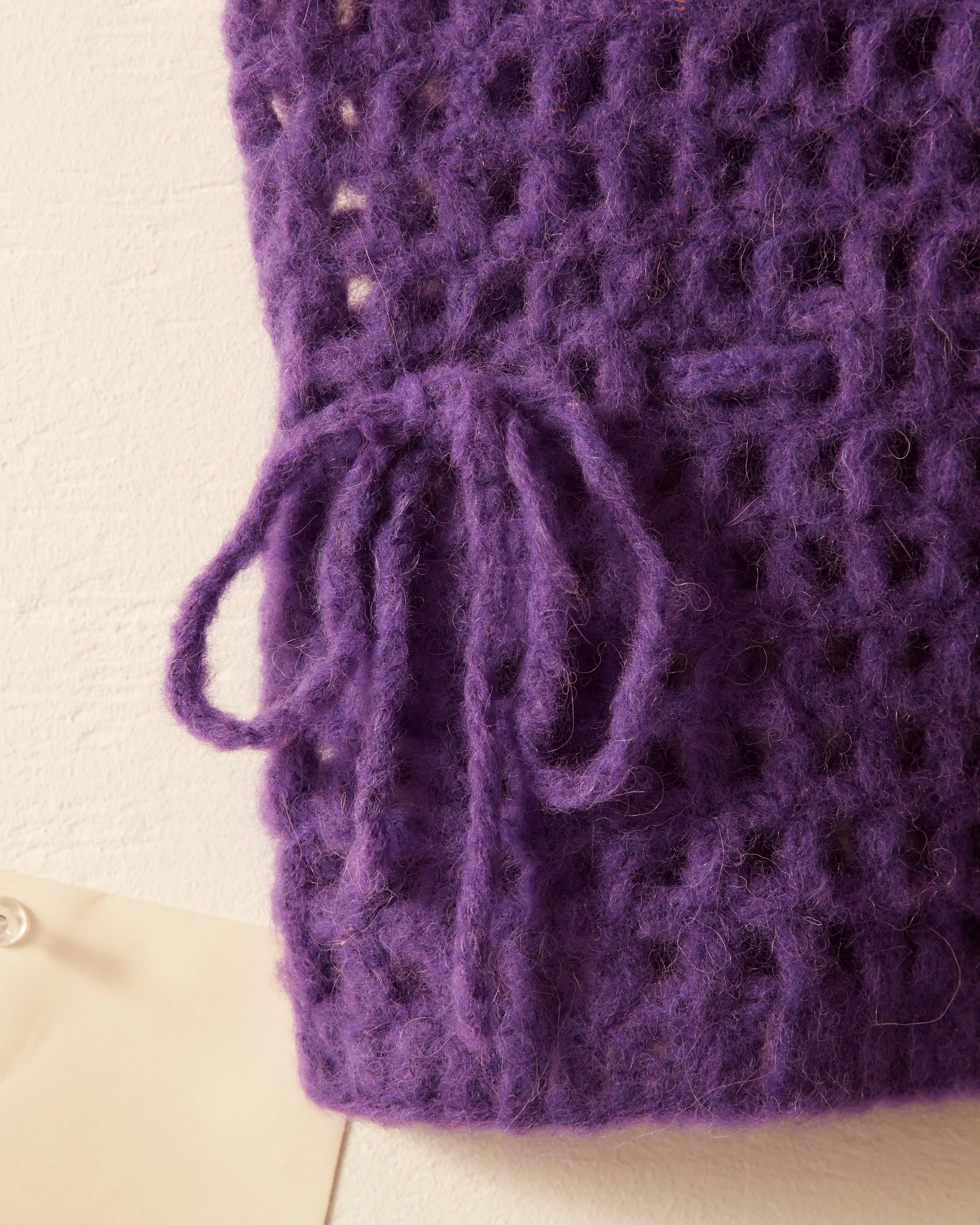Crochet Vest - Purple - Image 3