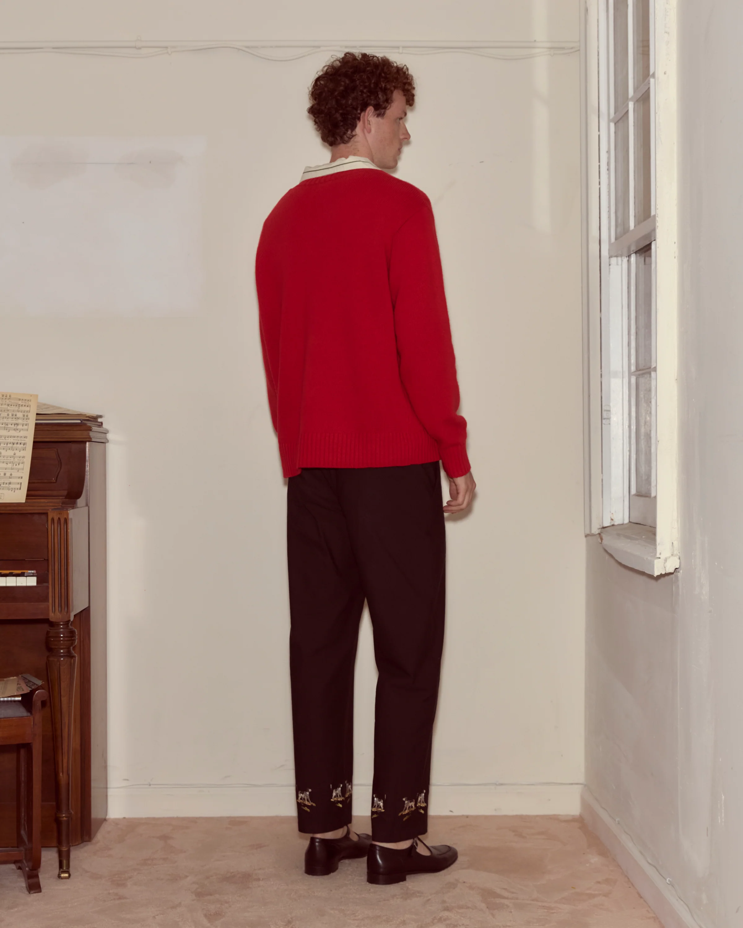 Currant Sweater - Red - Image 4