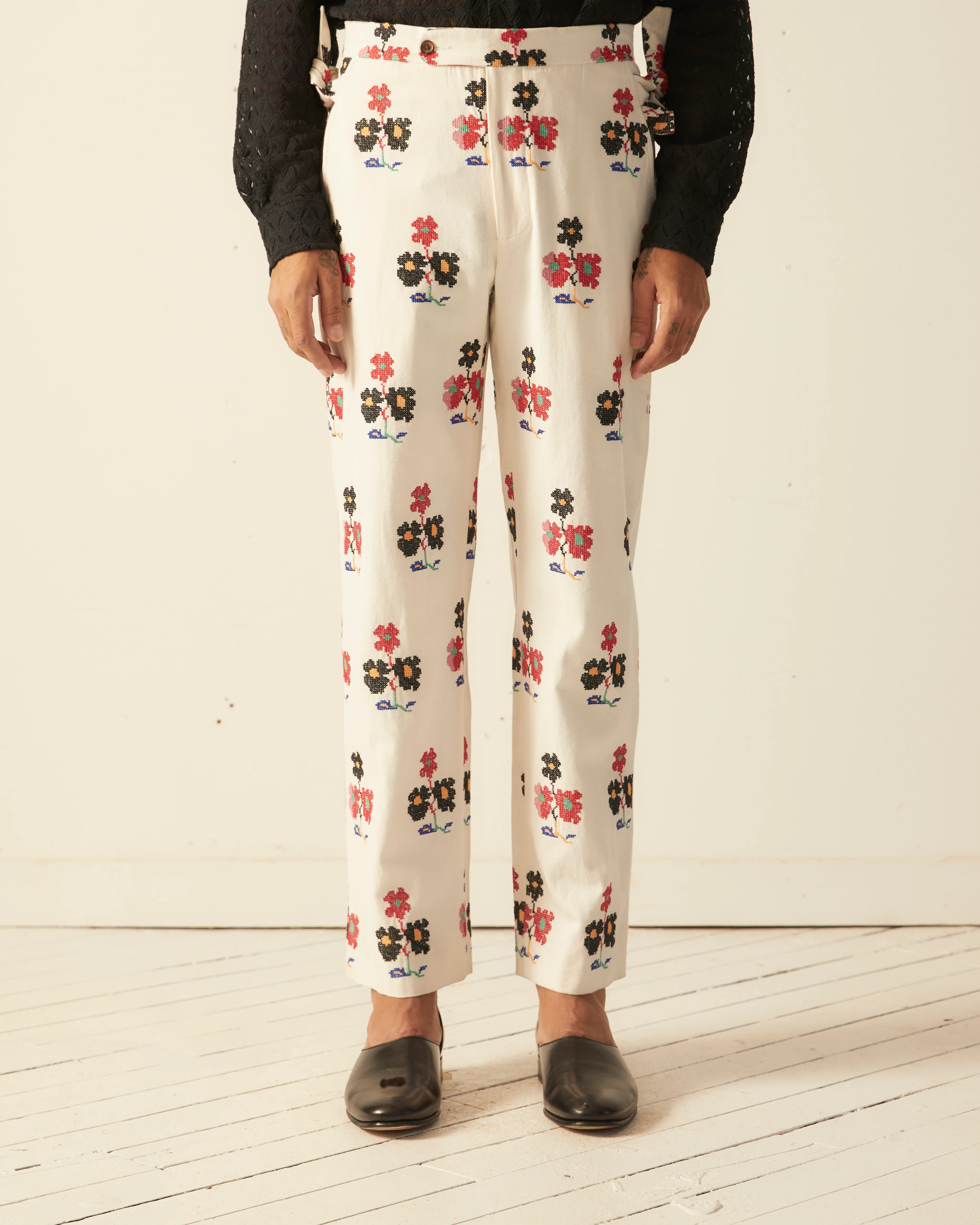 Daisy Sprig Trousers - Image 2