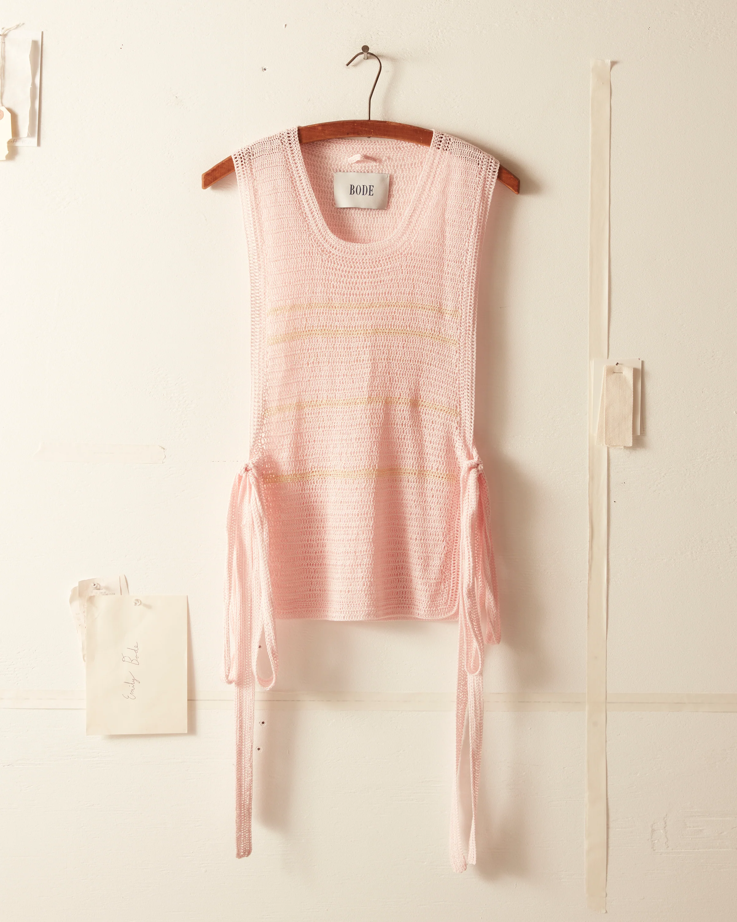Delicate Stripe Crochet Dickie - Image 2