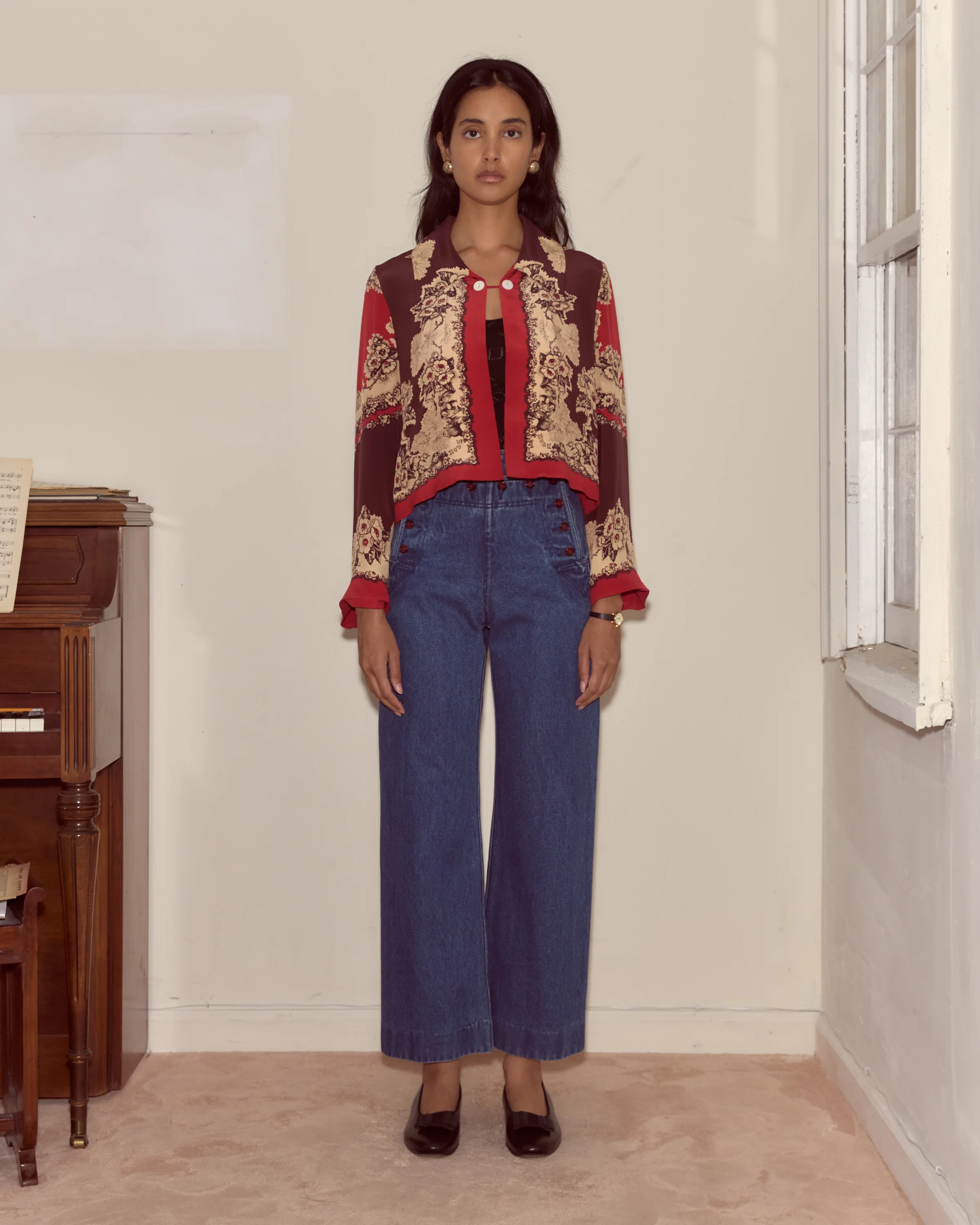 Denim Sailor Trousers