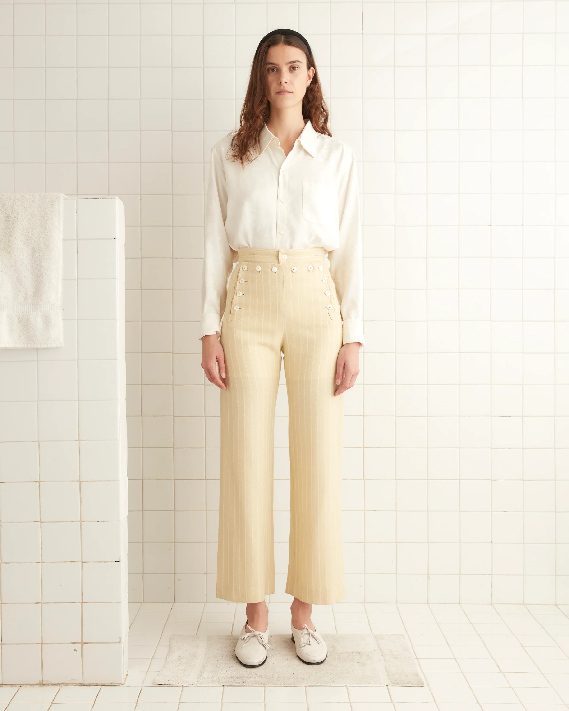 Dennis Stripe Sailor Trousers - Image 2