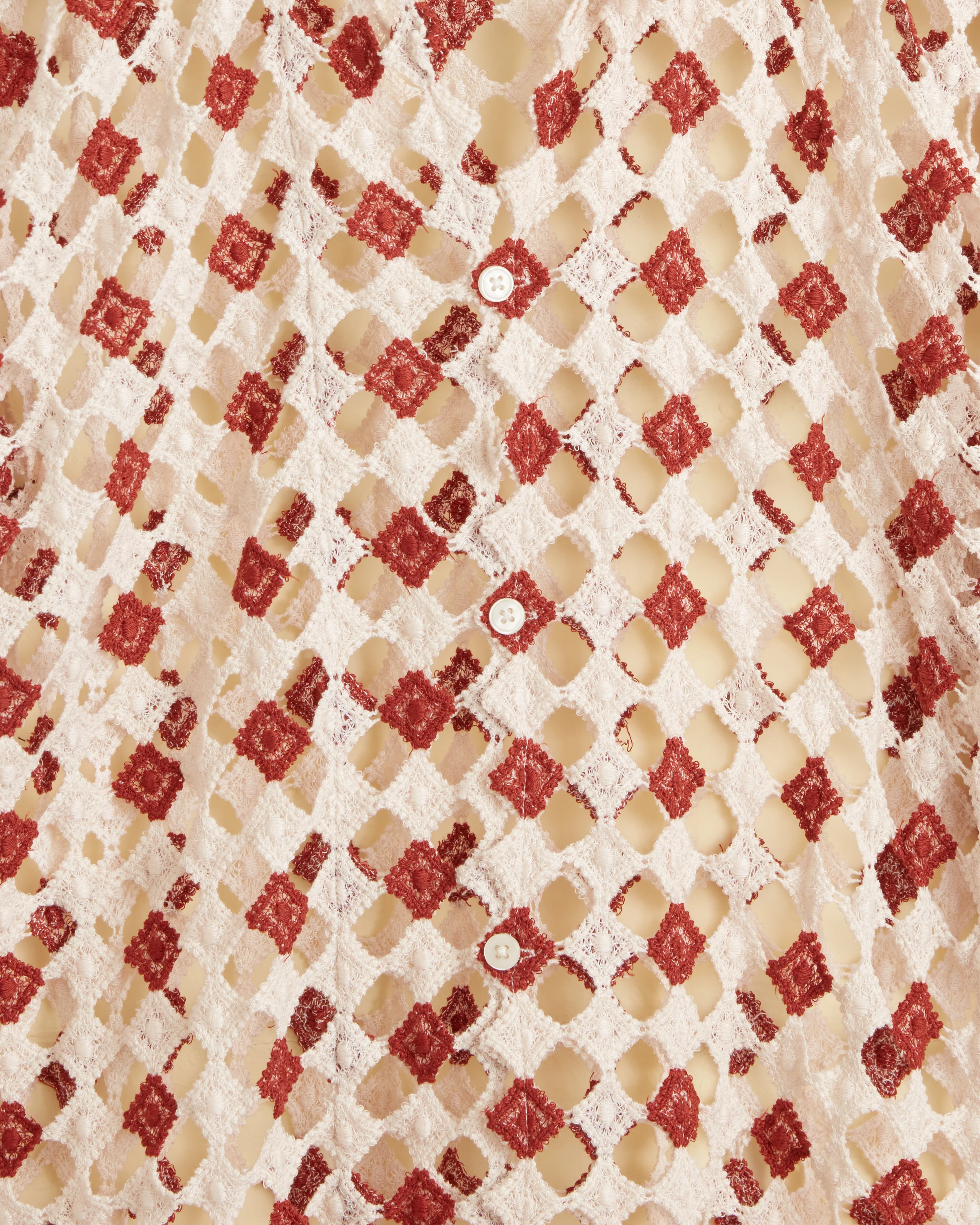 Diamond Lace Short Sleeve Shirt - Image 2