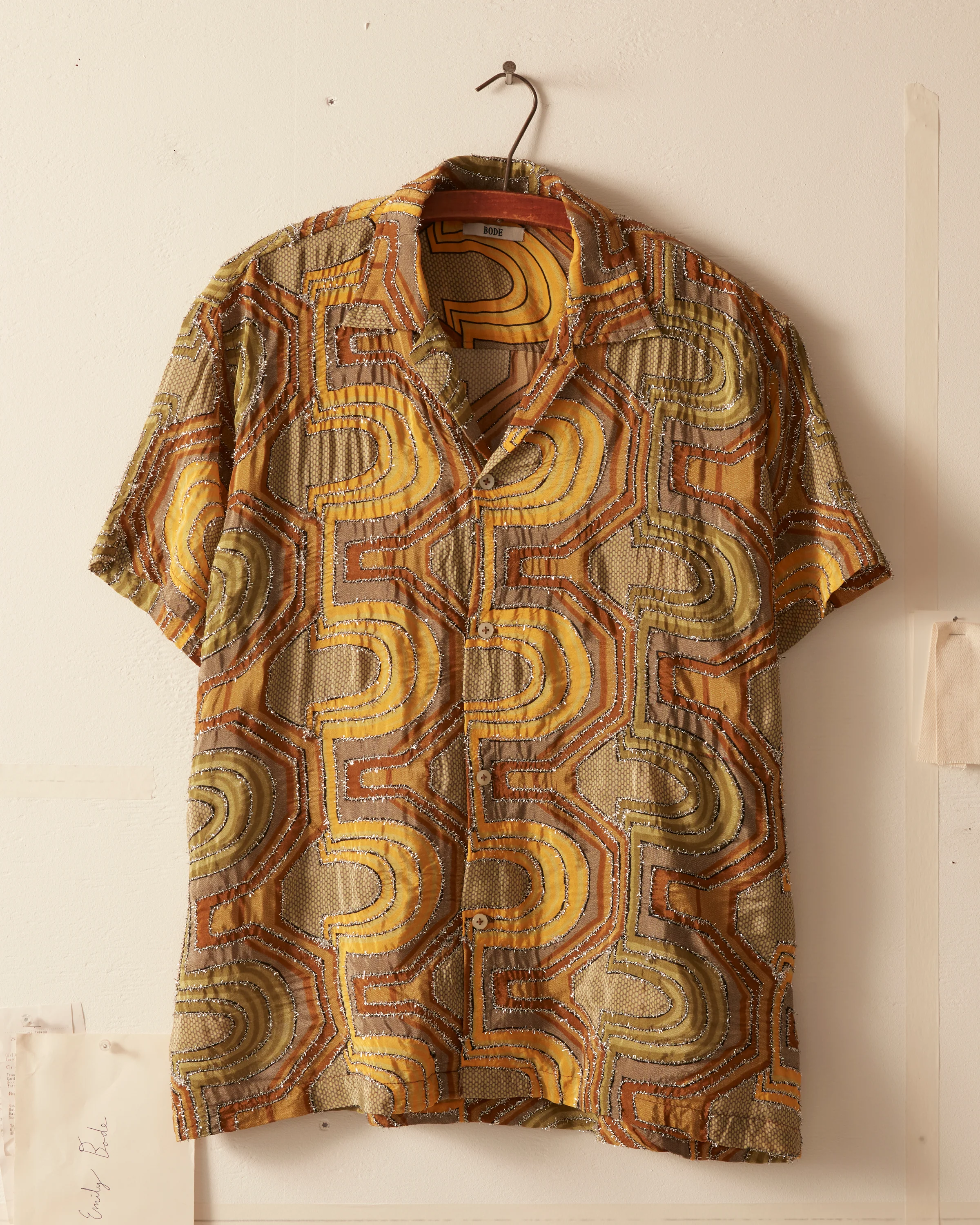 Disco Tinsel Short Sleeve Shirt - Image 2