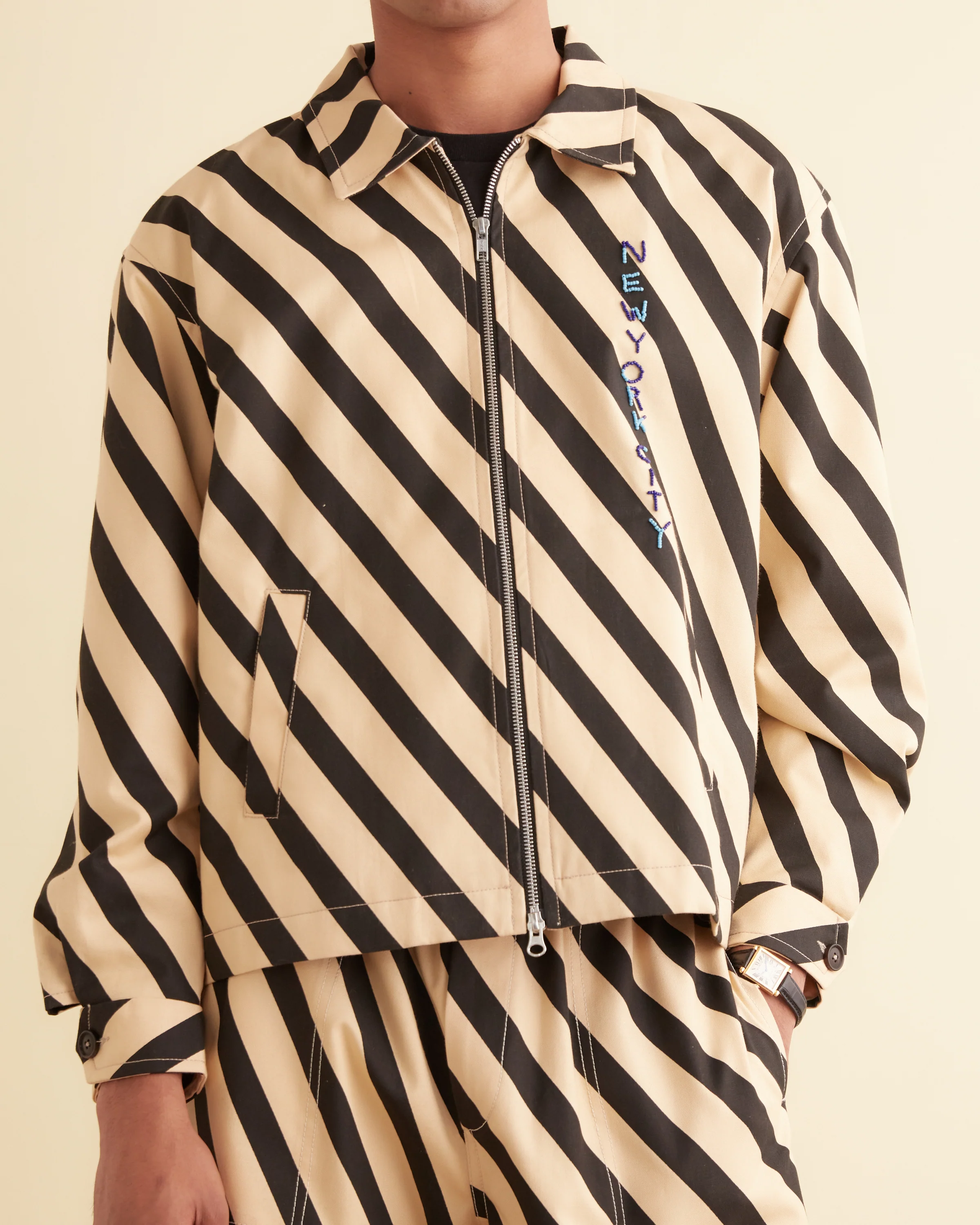 Domino Stripe Jacket - Image 2