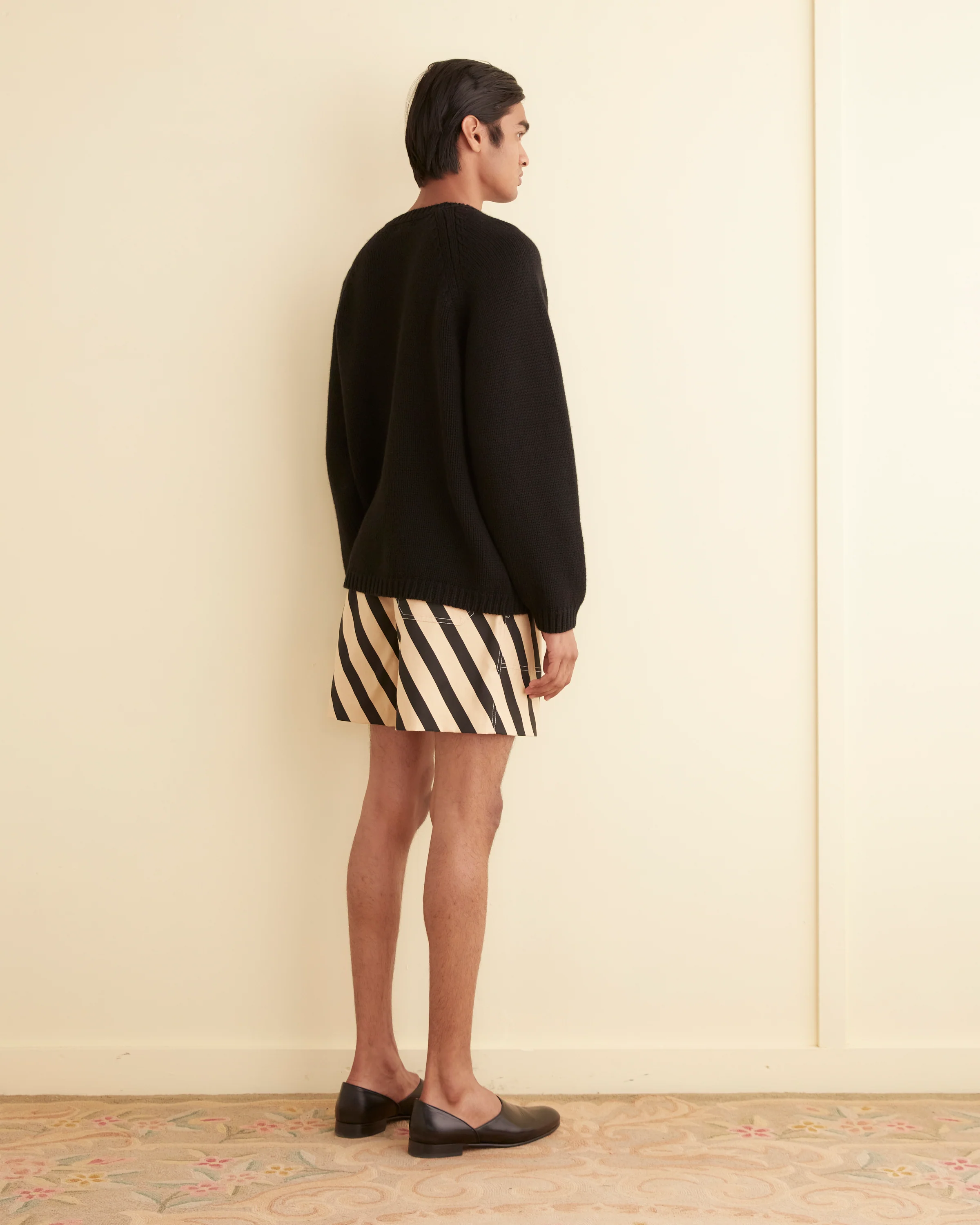 Domino Stripe Shorts - Image 3