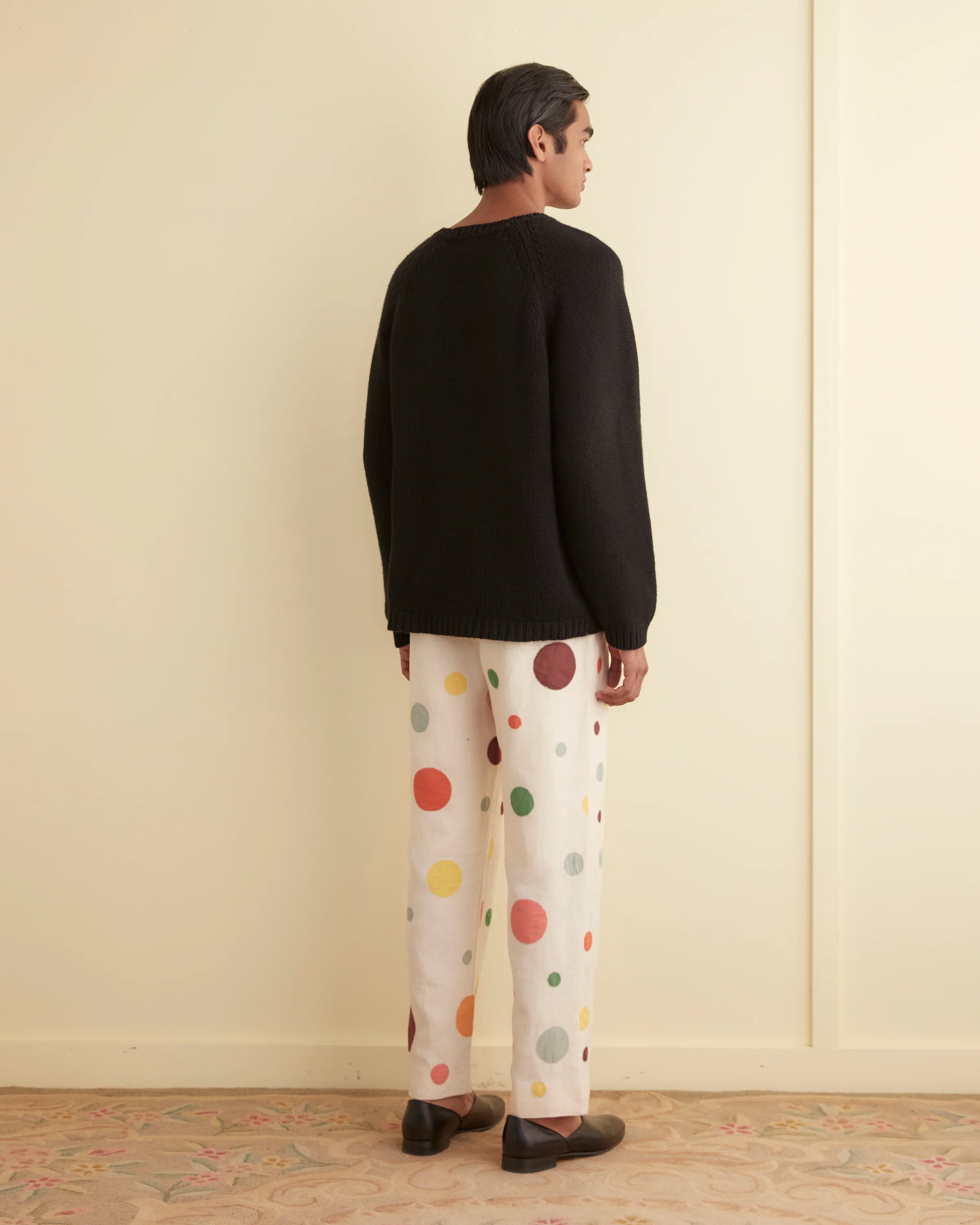 Dotted Appliqué Trousers - Image 3