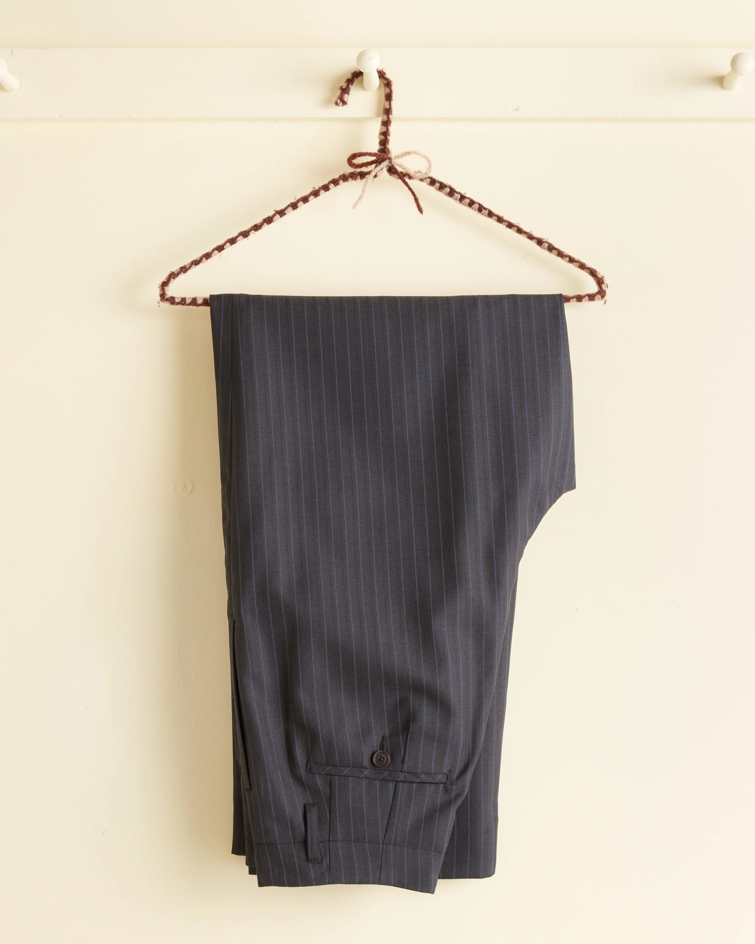 Double Pinstripe Trousers - 28 - Image 3