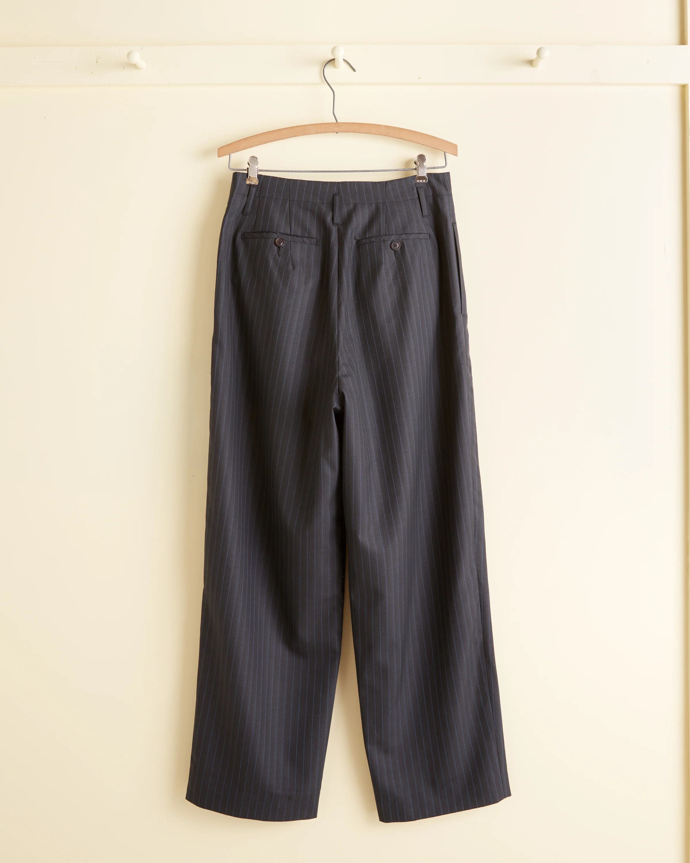 Double Pinstripe Trousers - 28 - Image 4