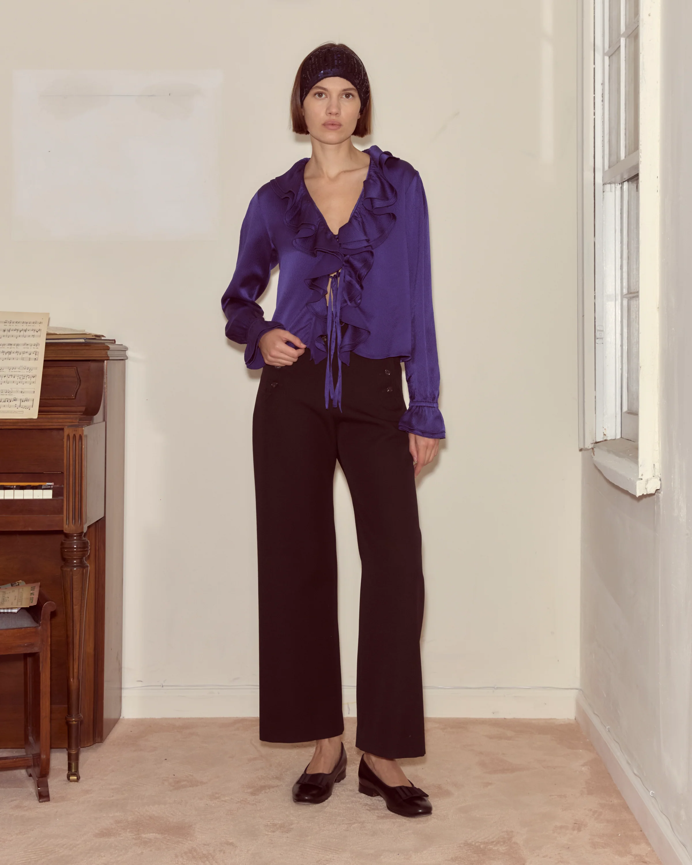 Dream Souvenir Flounce Blouse