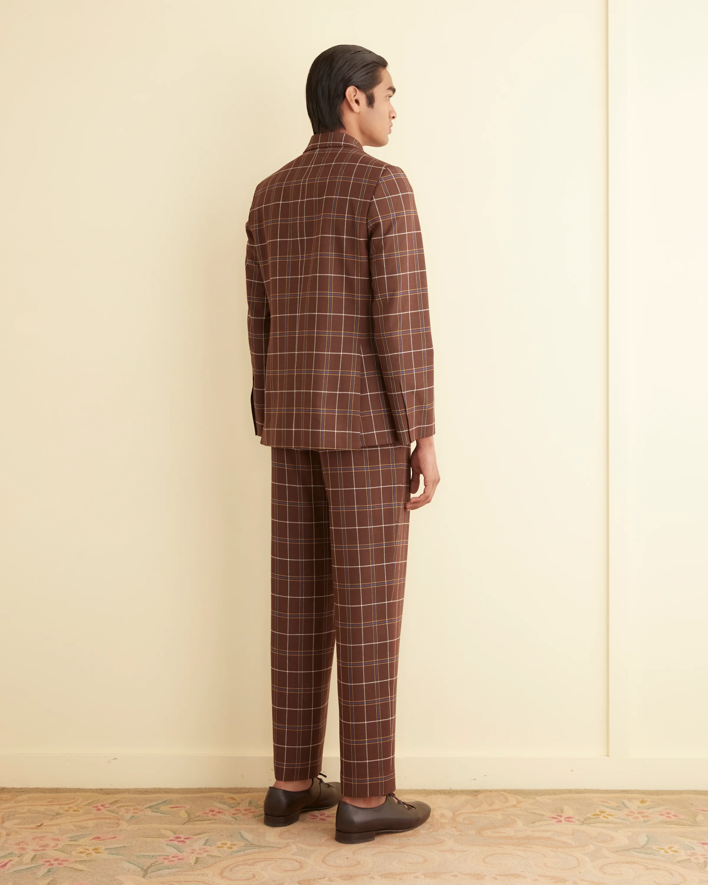 Dunham Plaid Double-Breasted Suit Jacket - Image 4