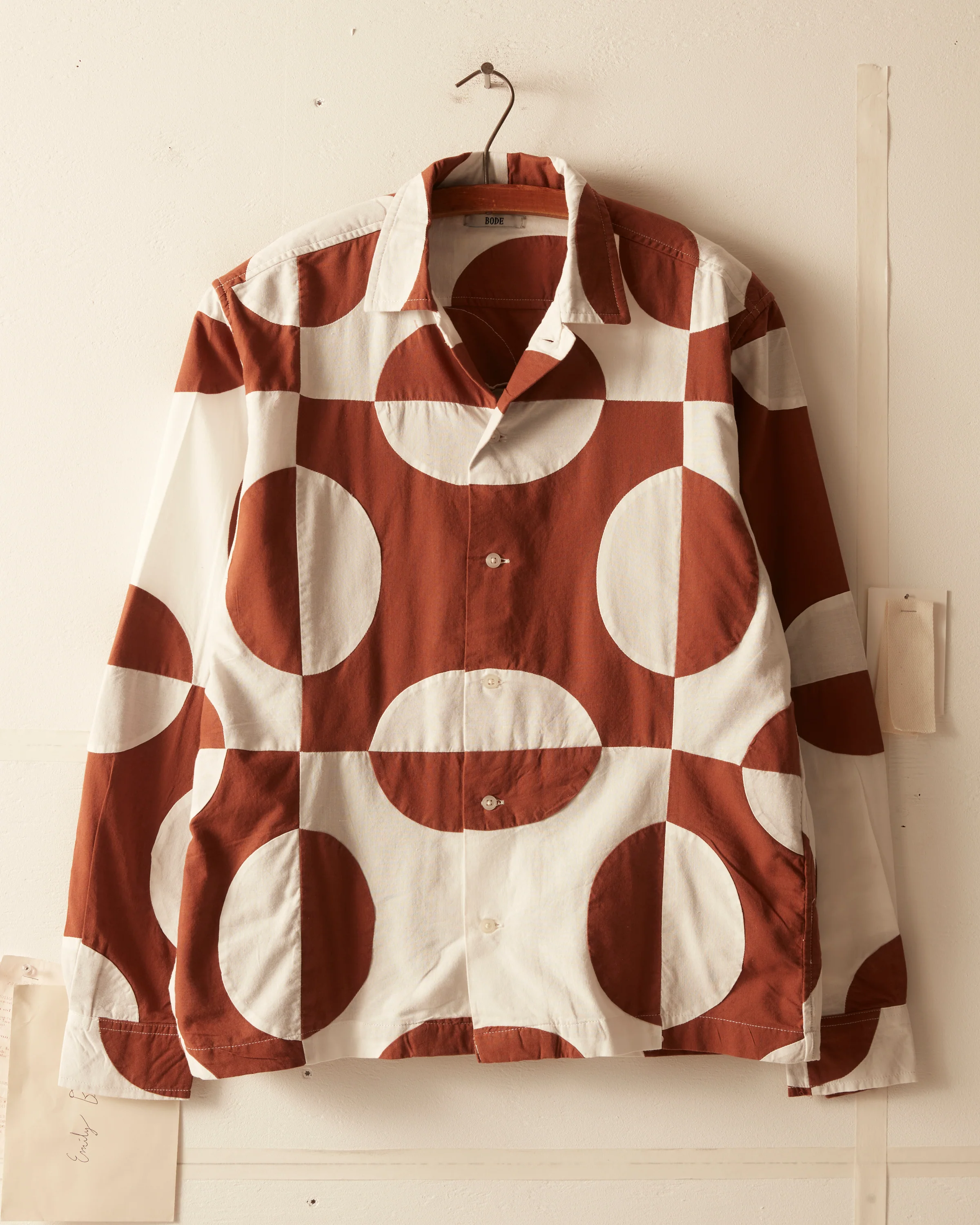 Duo Oval Patchwork Long Sleeve Shirt - Image 3