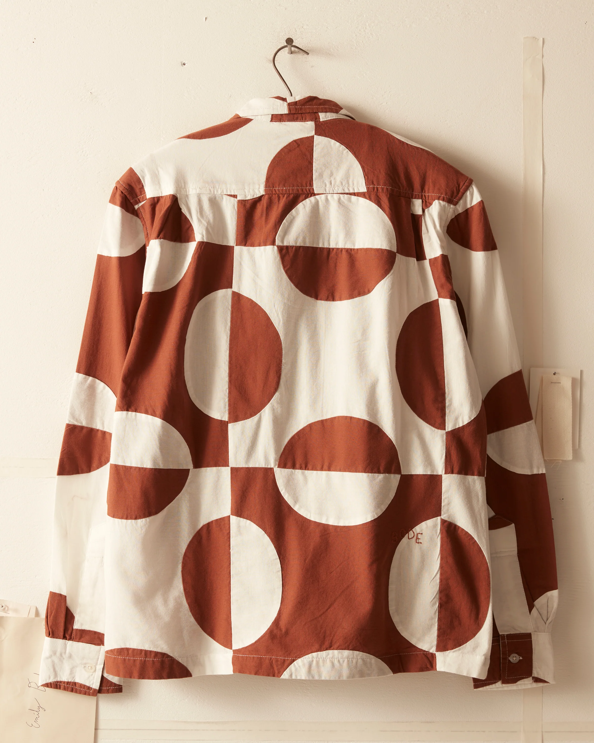 Duo Oval Patchwork Long Sleeve Shirt - Image 4