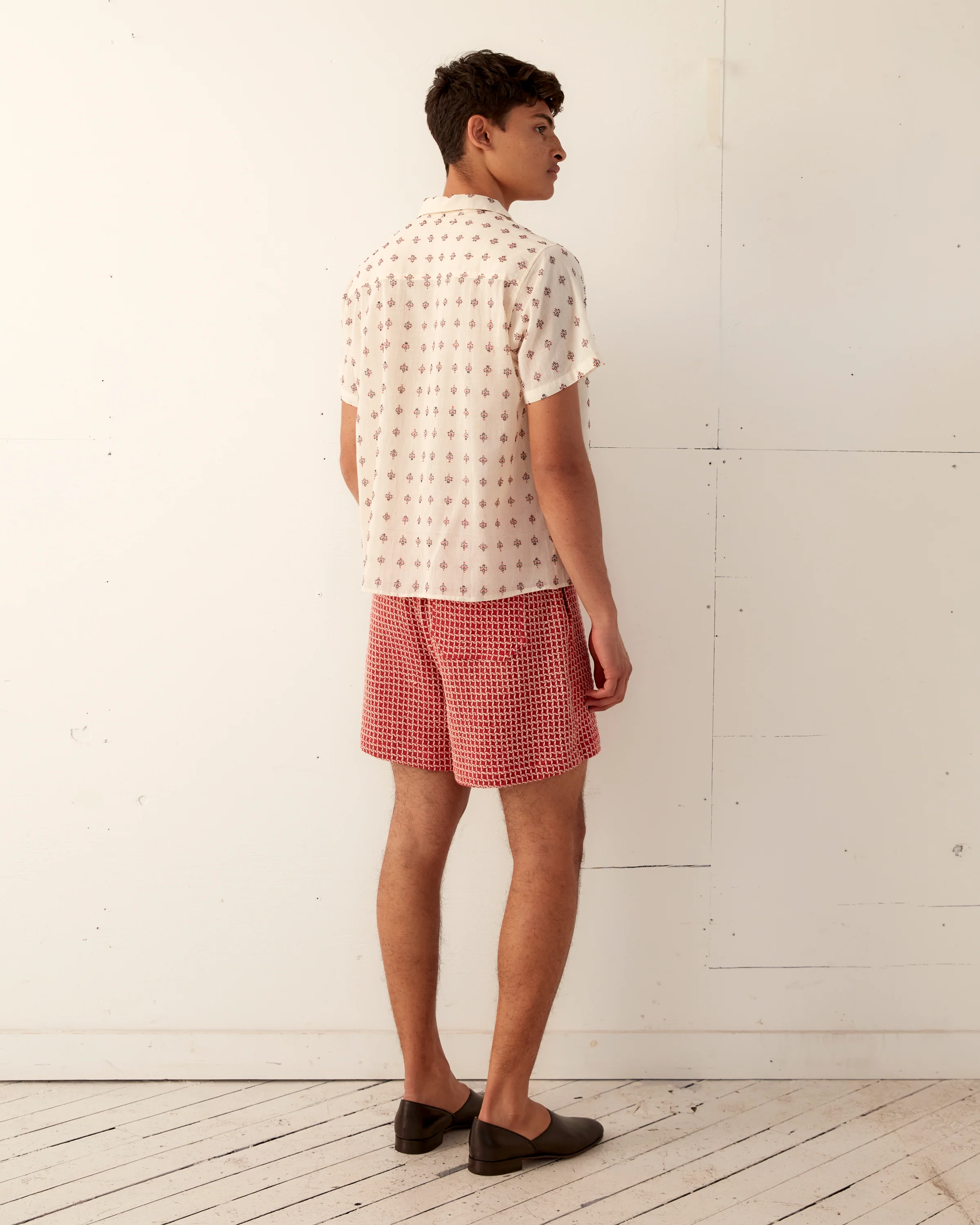 Duo Waffle Shorts - Red - Image 4