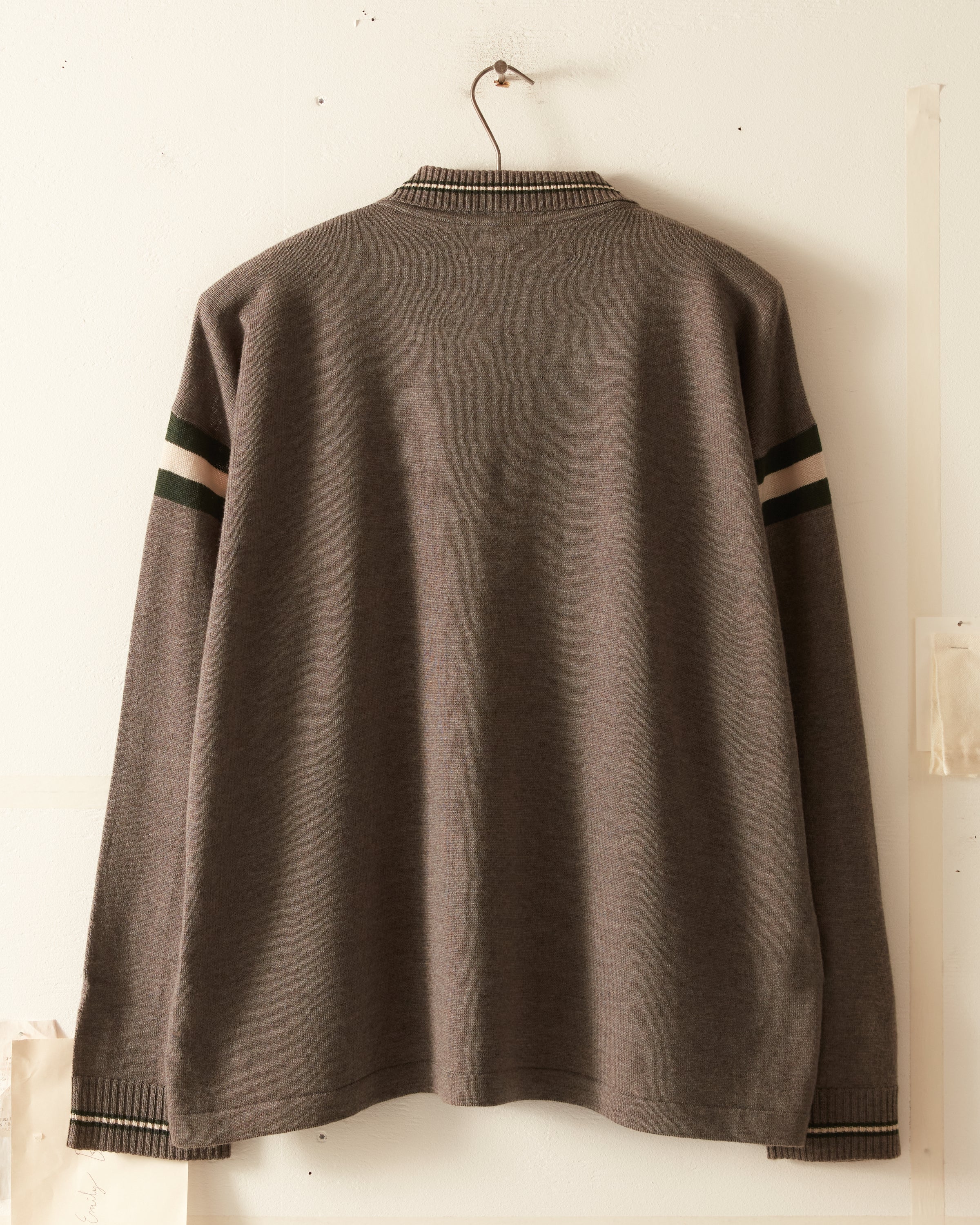 Duotone Stripe Cycling Polo - Grey - Image 5