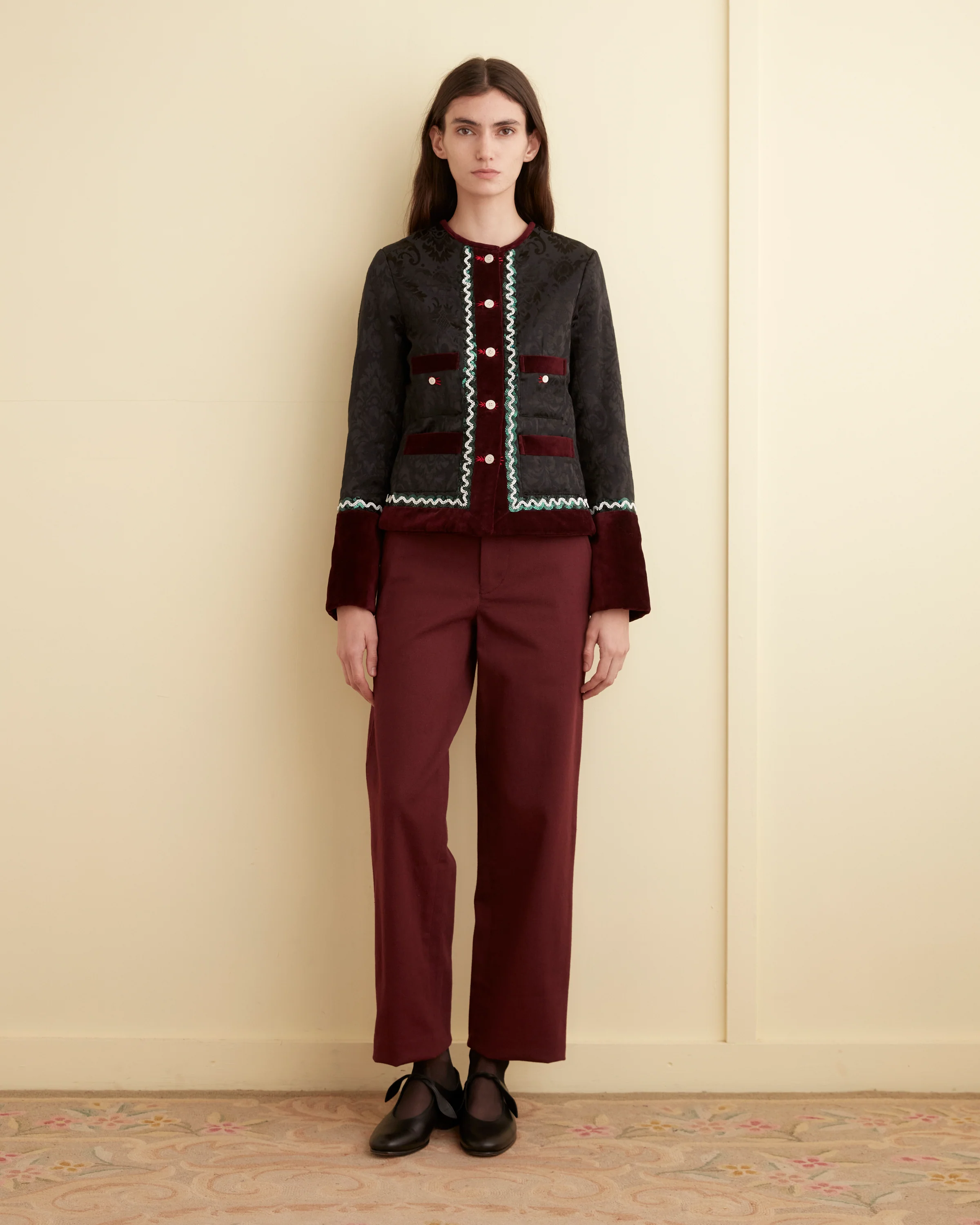 Dusk Brocade Rice Jacket - Image 2
