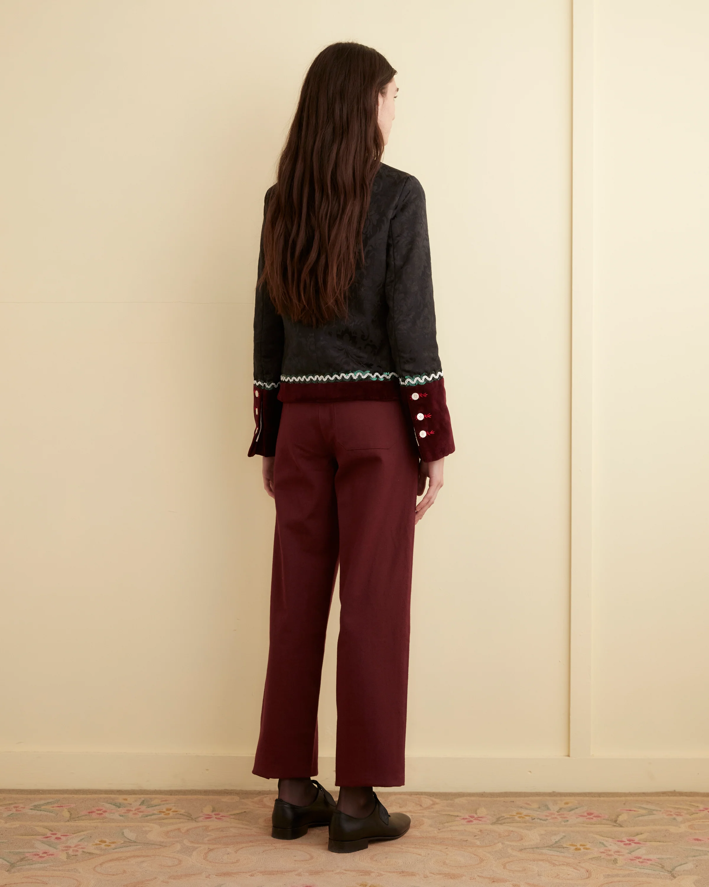 Dusk Brocade Rice Jacket - Image 3