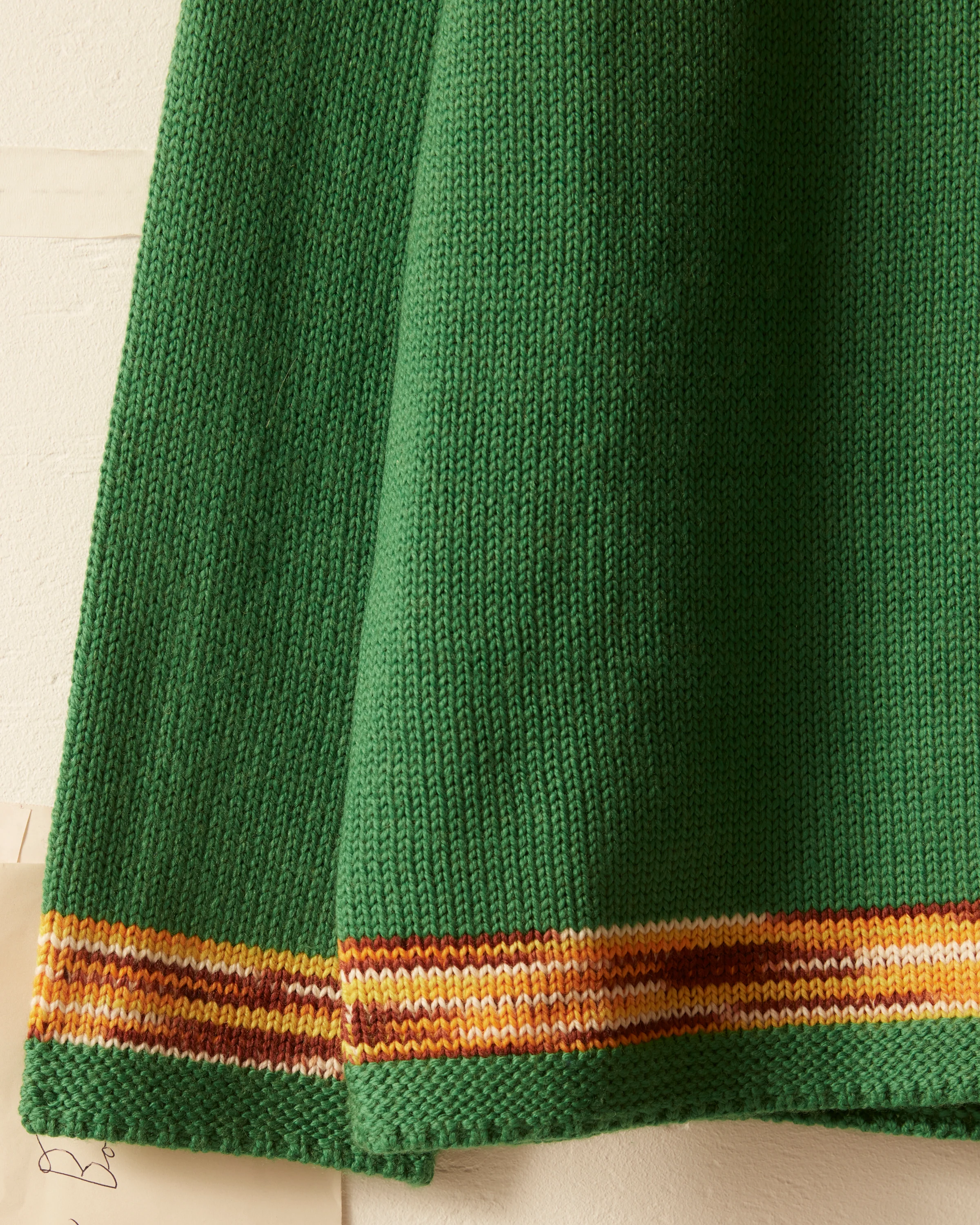 Edge Trim Pullover - Green - Image 3