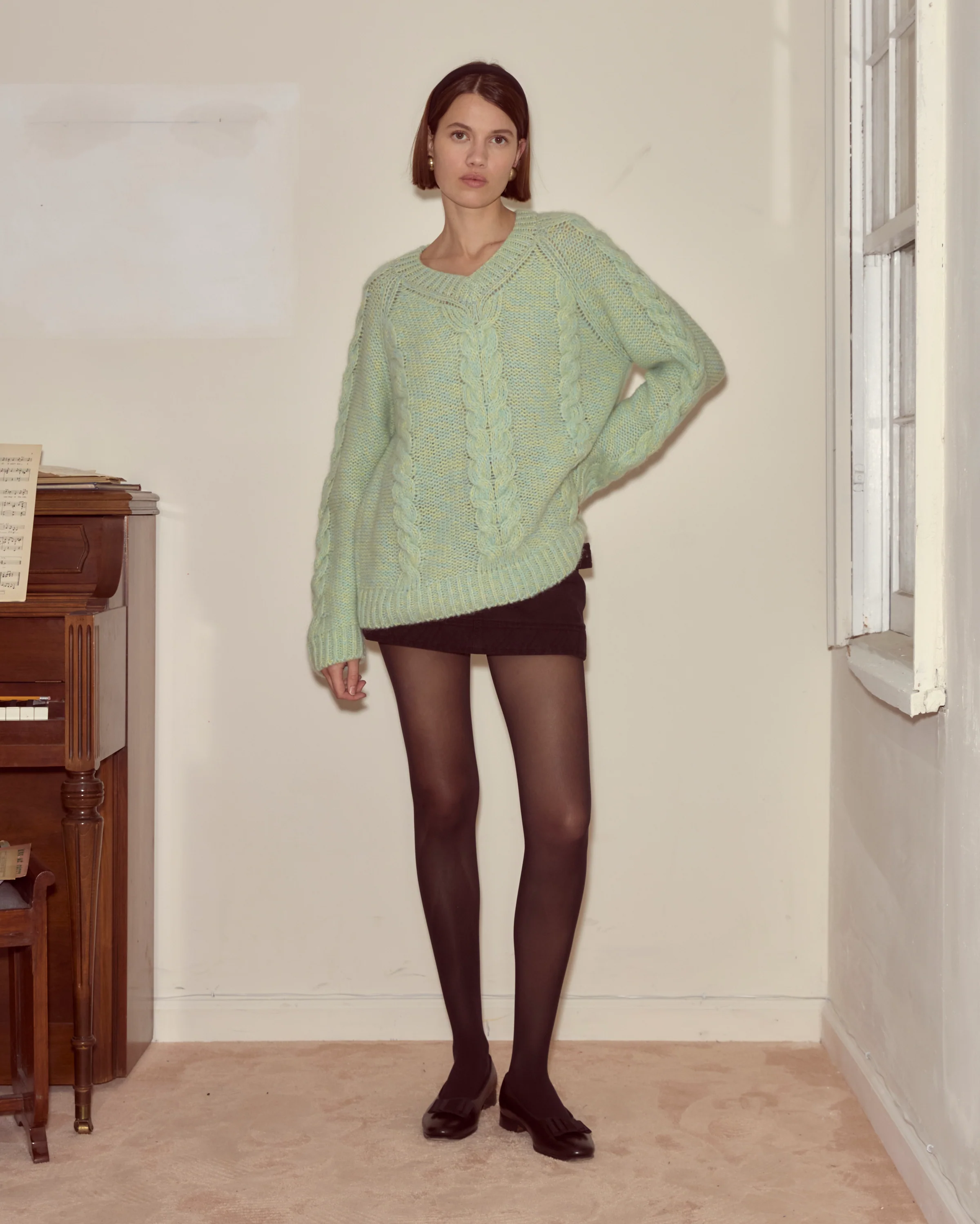 Eiderdown Sweater - Seafoam