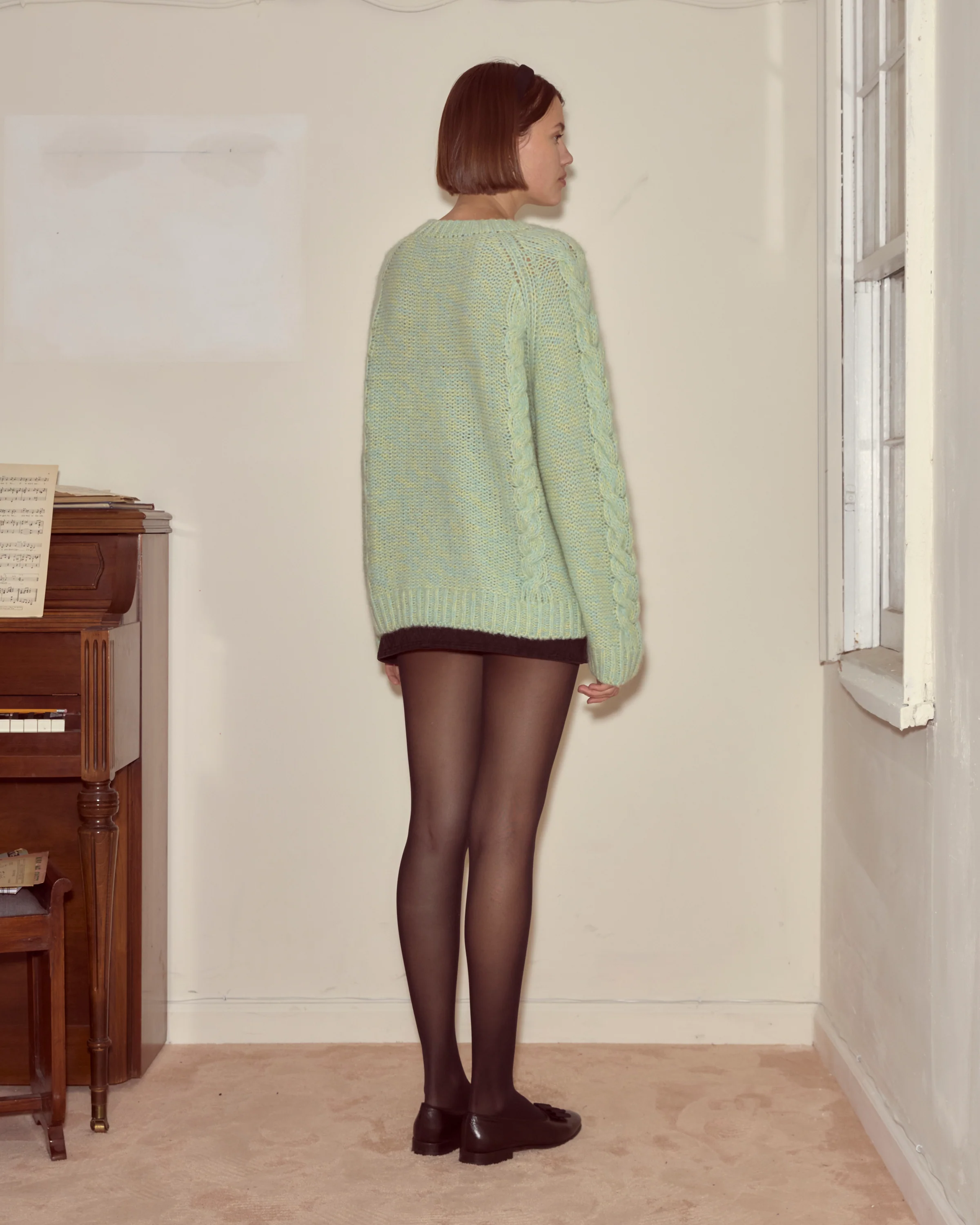 Eiderdown Sweater - Seafoam - Image 3
