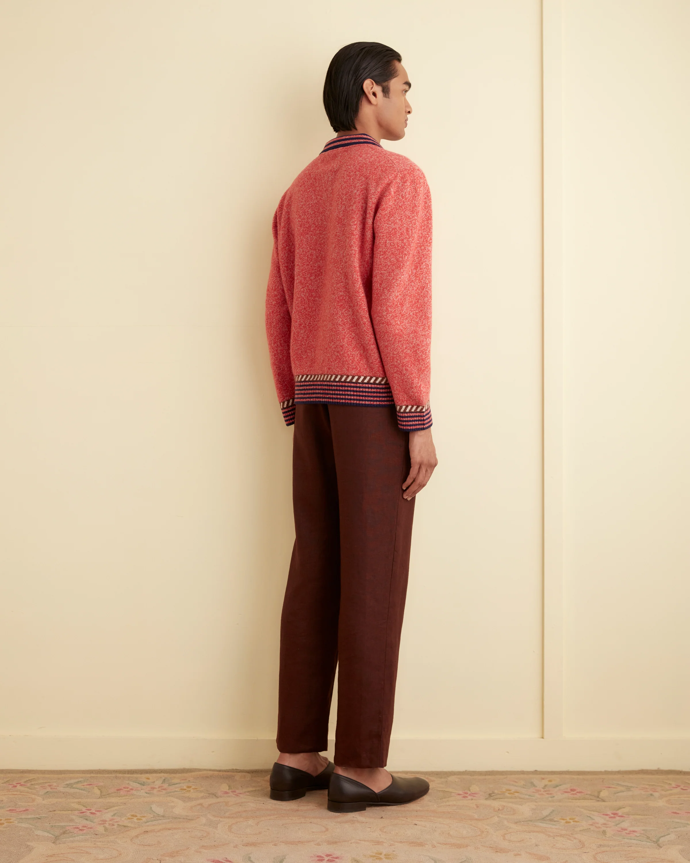 Eldridge Trim Pullover - Red - Image 3