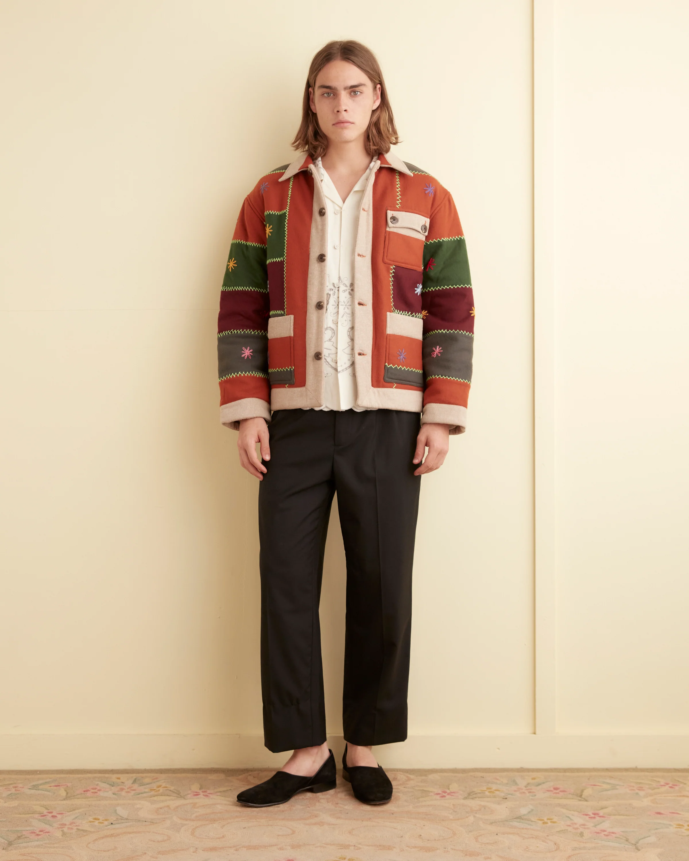 Embroidered Autumn Quilt Jacket - Image 2